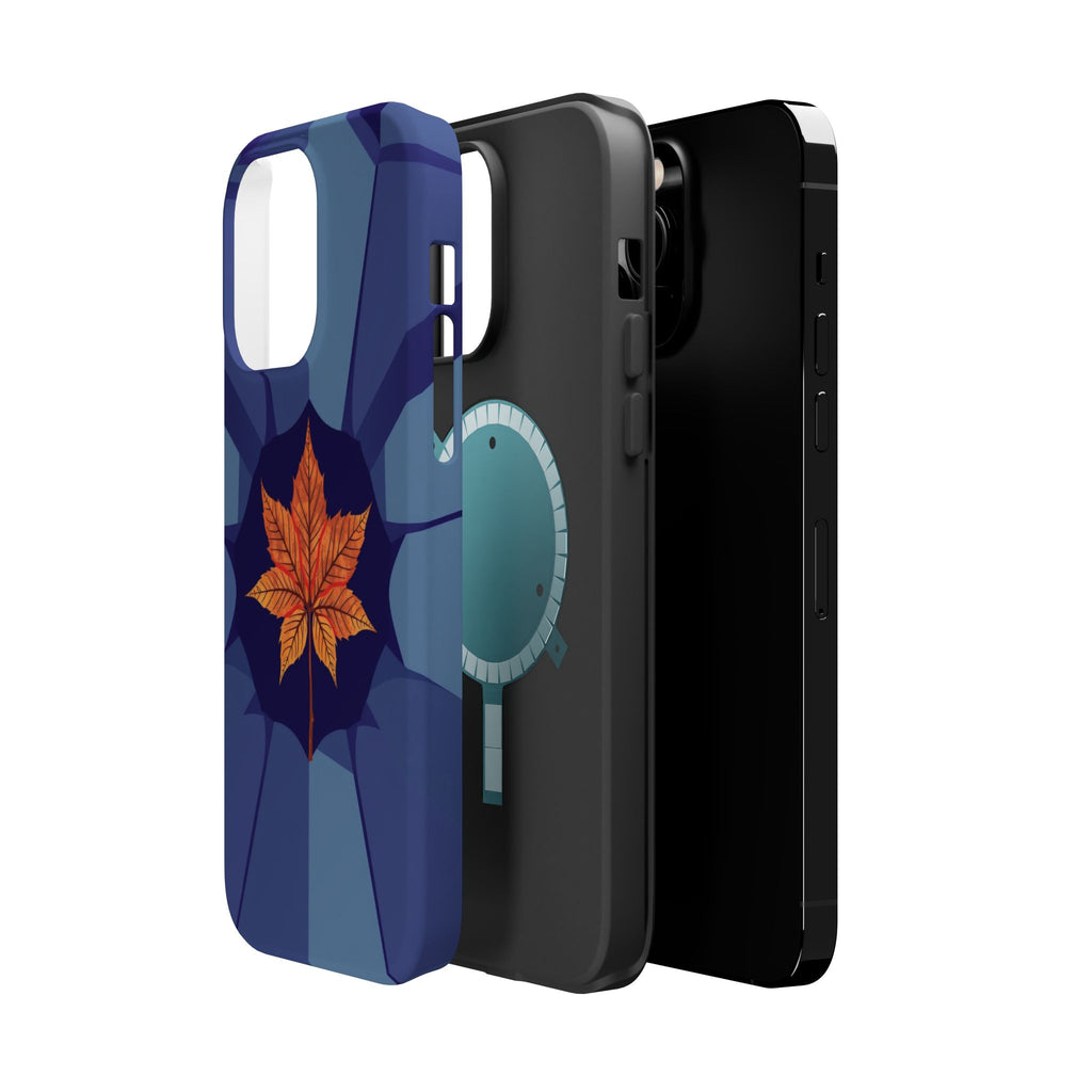 iPhone Autumn Maple Abstract Geometric Slim Everyday Designer Case · iPhone Case