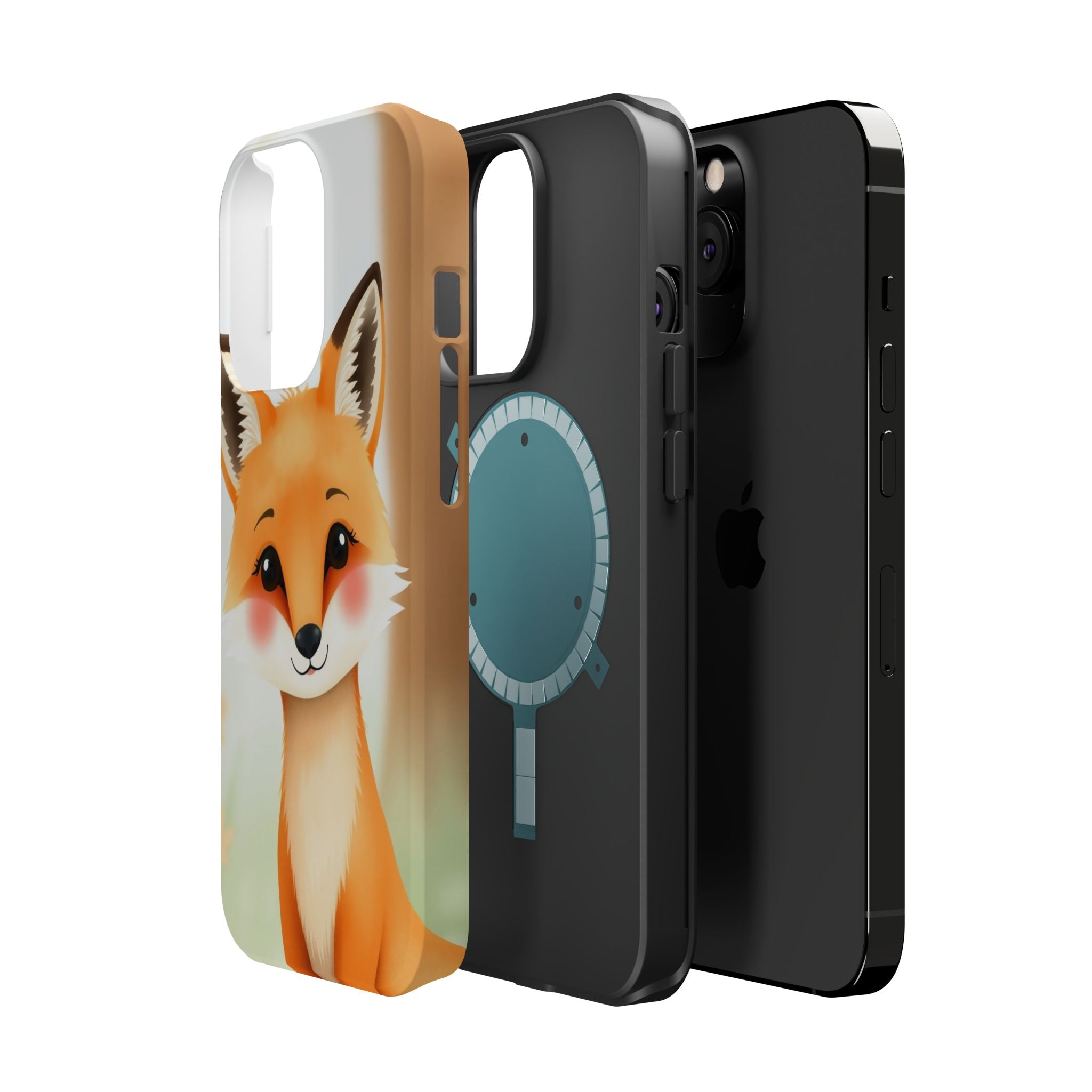 iPhone Watercolor Fox Portrait Kids Fun iPhone Phone Case Gift Slim · iPhone Cas