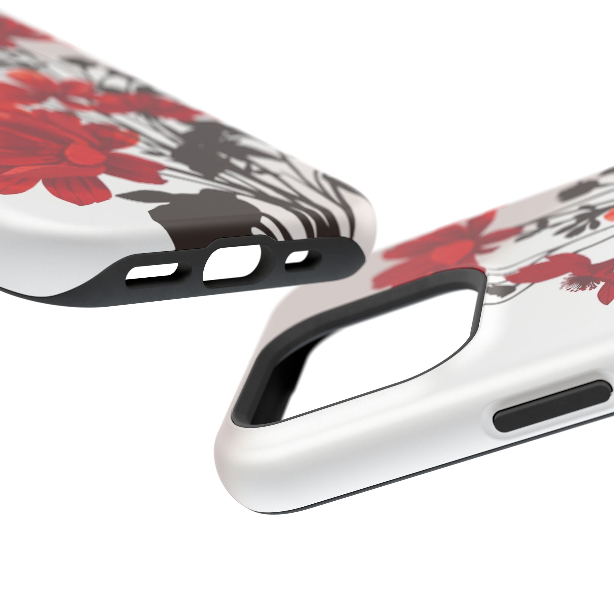 iPhone Floral Silhouette Cinematic Art Slim Snap Case · iPhone Case