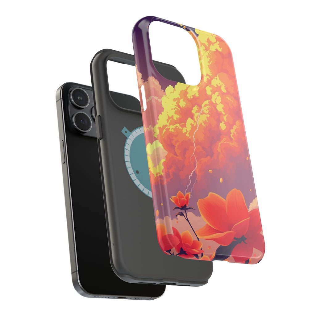 iPhone Sunset Amber And Peach Petal Storm Slim iPhone Everyday Designer · iPhone