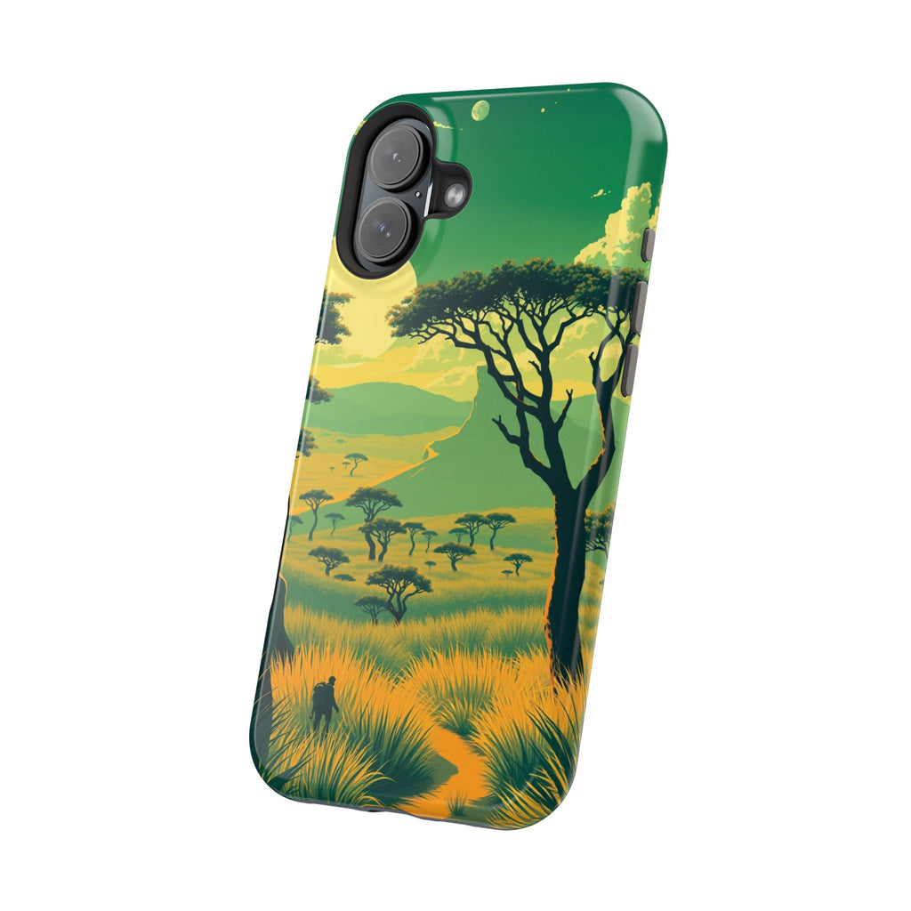 iPhone Savanna Horizon Pixel Art -Bit Slim Everyday Designer Case · iPhone Case