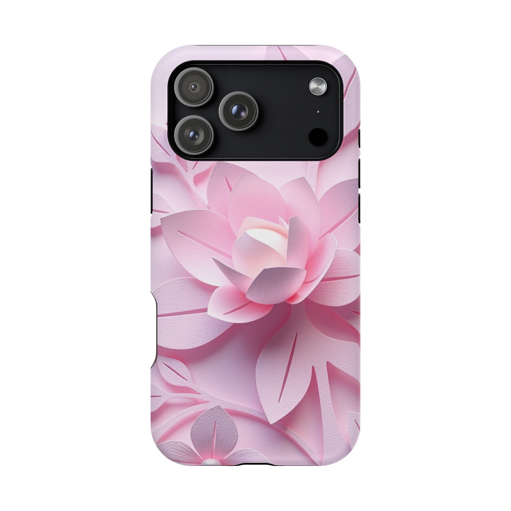 iPhone Floral Geometric Paper Cut Art Slim Everyday Designer Case · iPhone Case