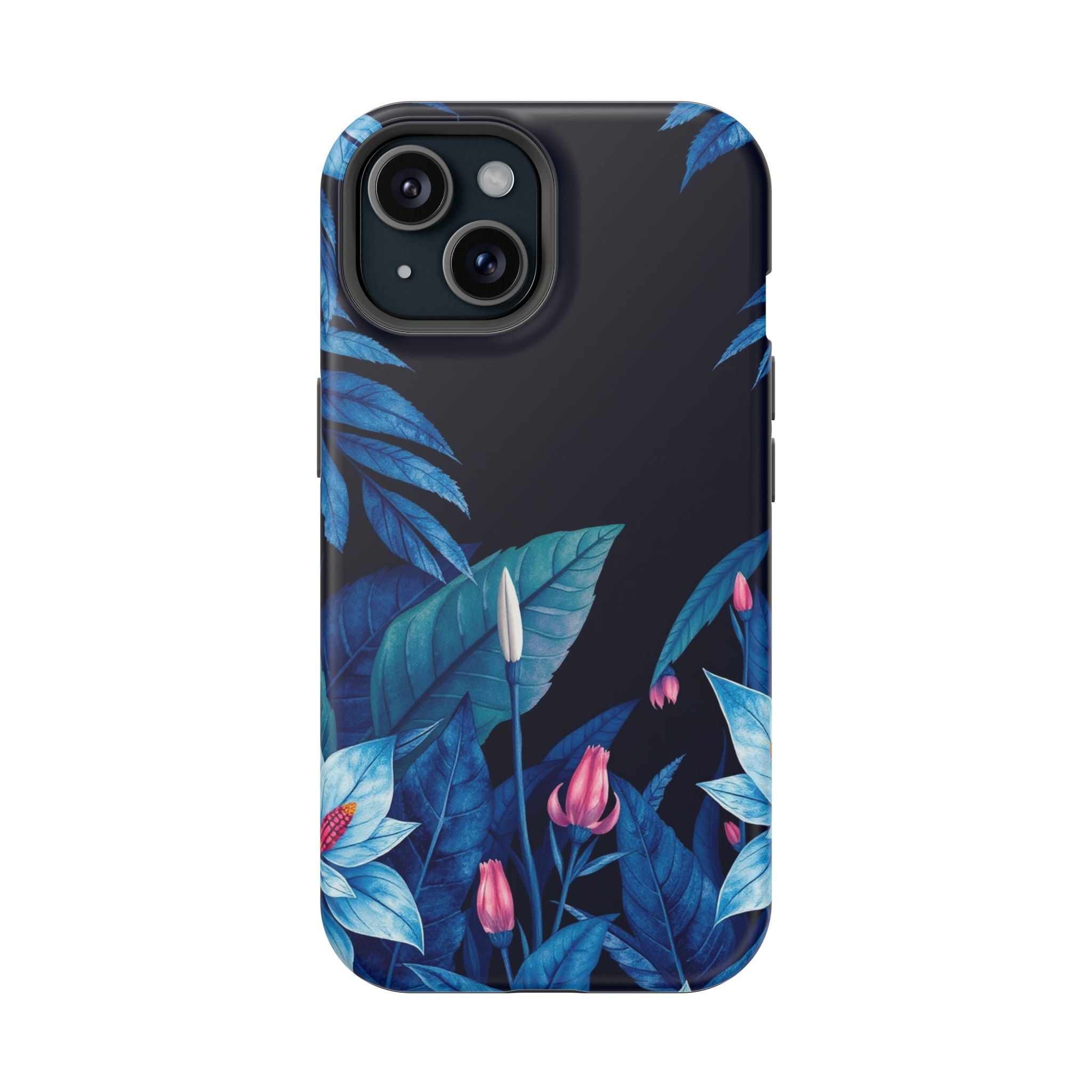 iPhone Serene Jungle Floral Design Clean Minimal Snap Cas Slim Snap Case · iPhon
