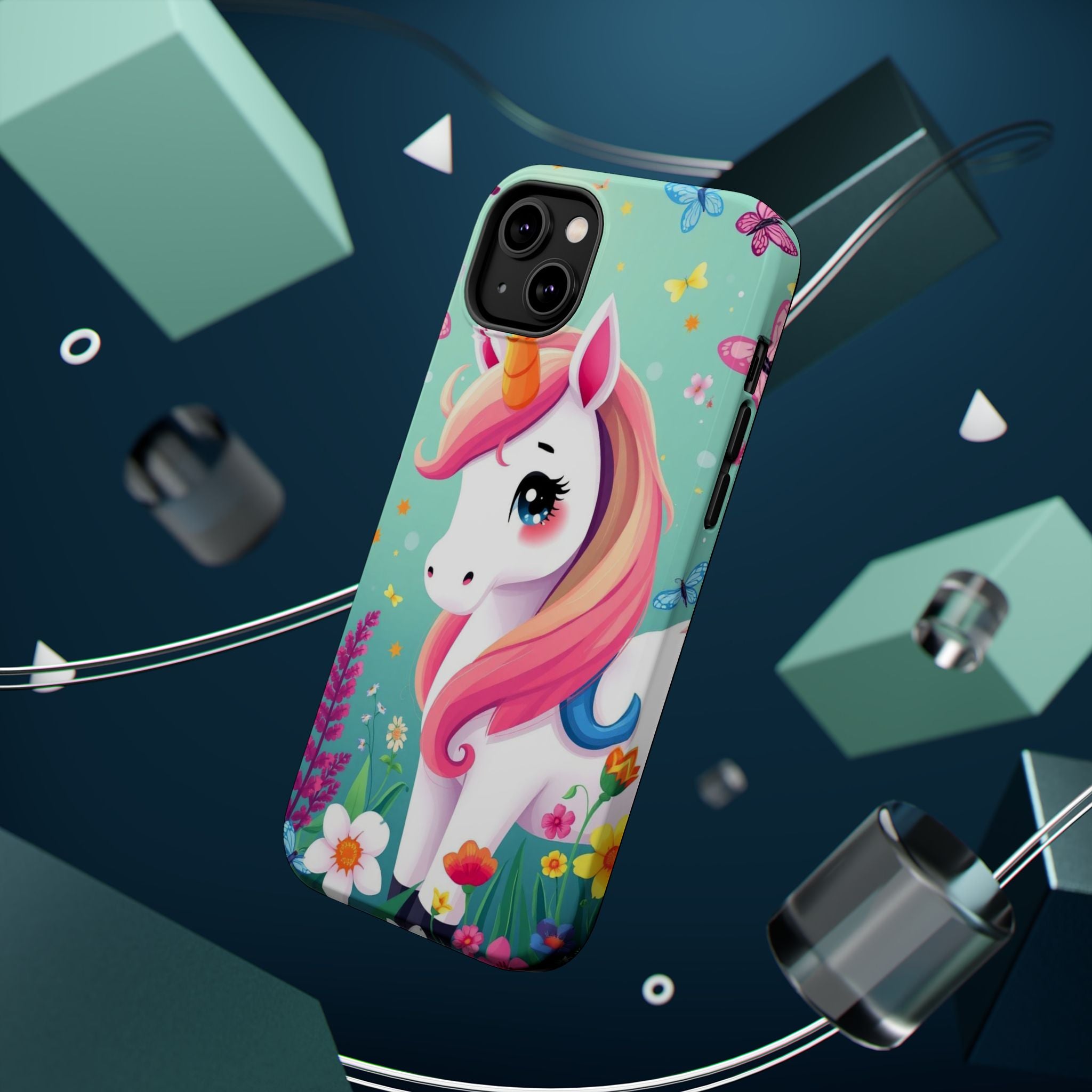 iPhone Dragonfly Unicorn Kids Fun iPhone Phone Case Gift Clean Minimal · iPhone