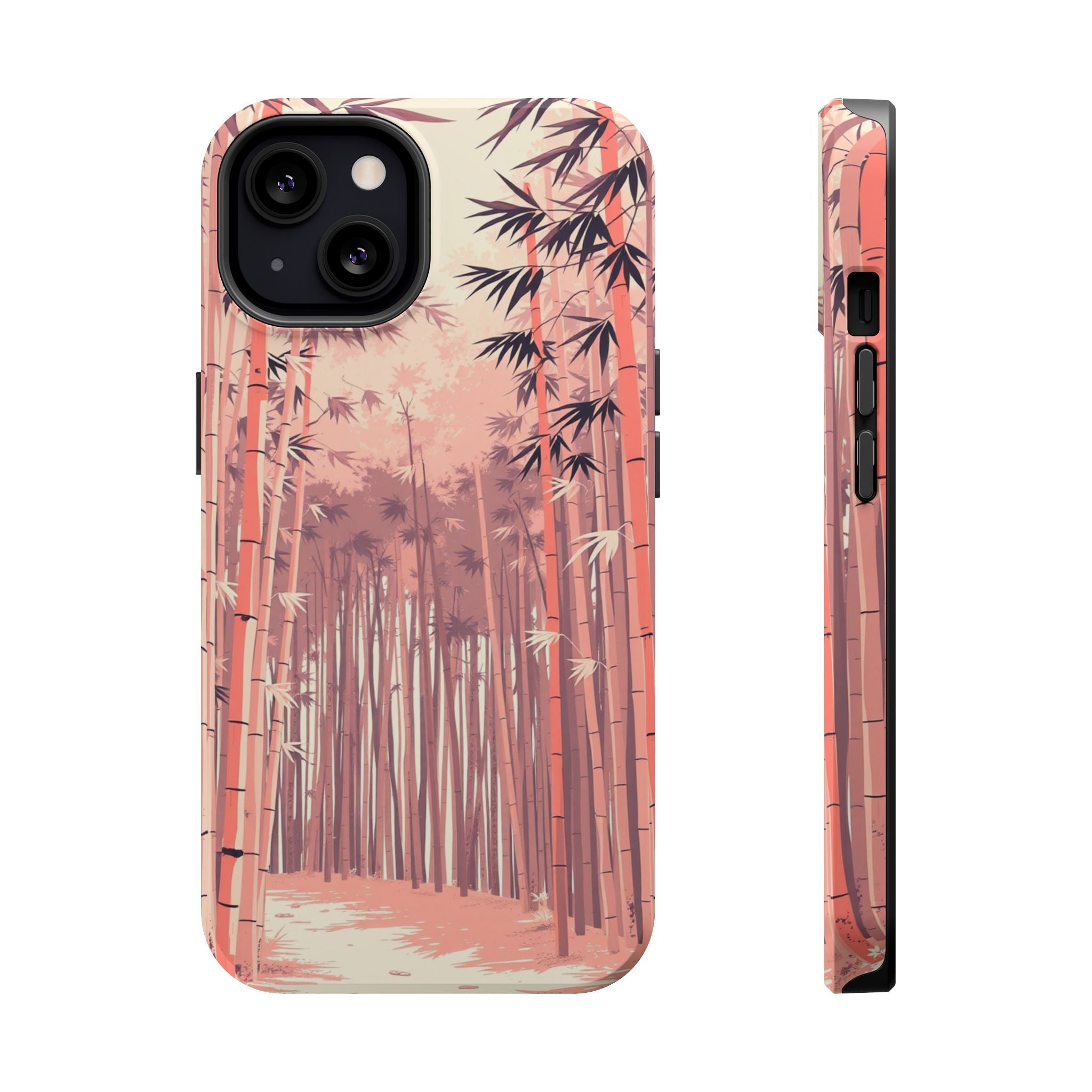 iPhone Rose Pink And Cream Bamboo Grove Slim Everyday iPhone 19 · iPhone Case