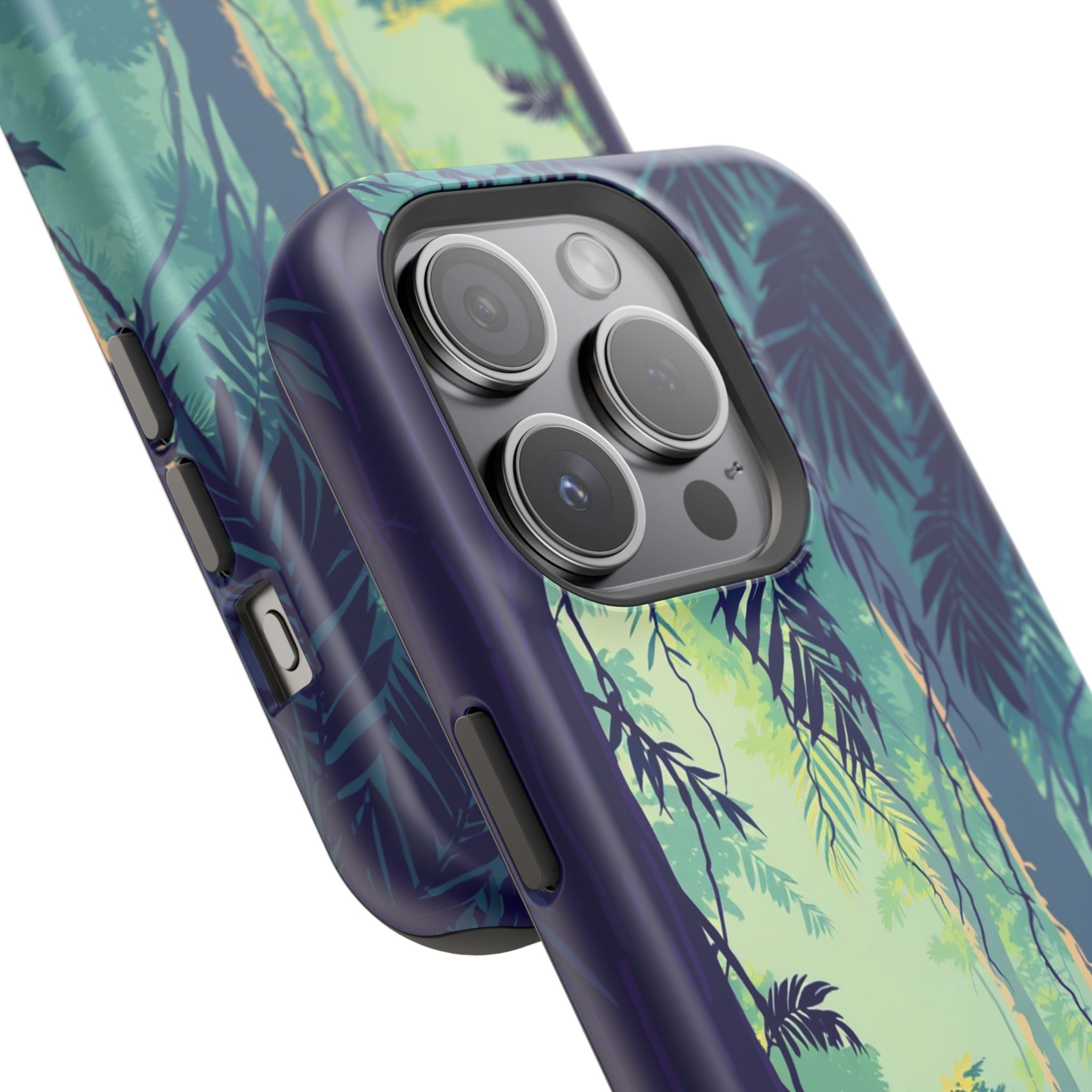 iPhone Mint And Blush Rainforest Canopy Slim Everyday iPhone Designer · iPhone C