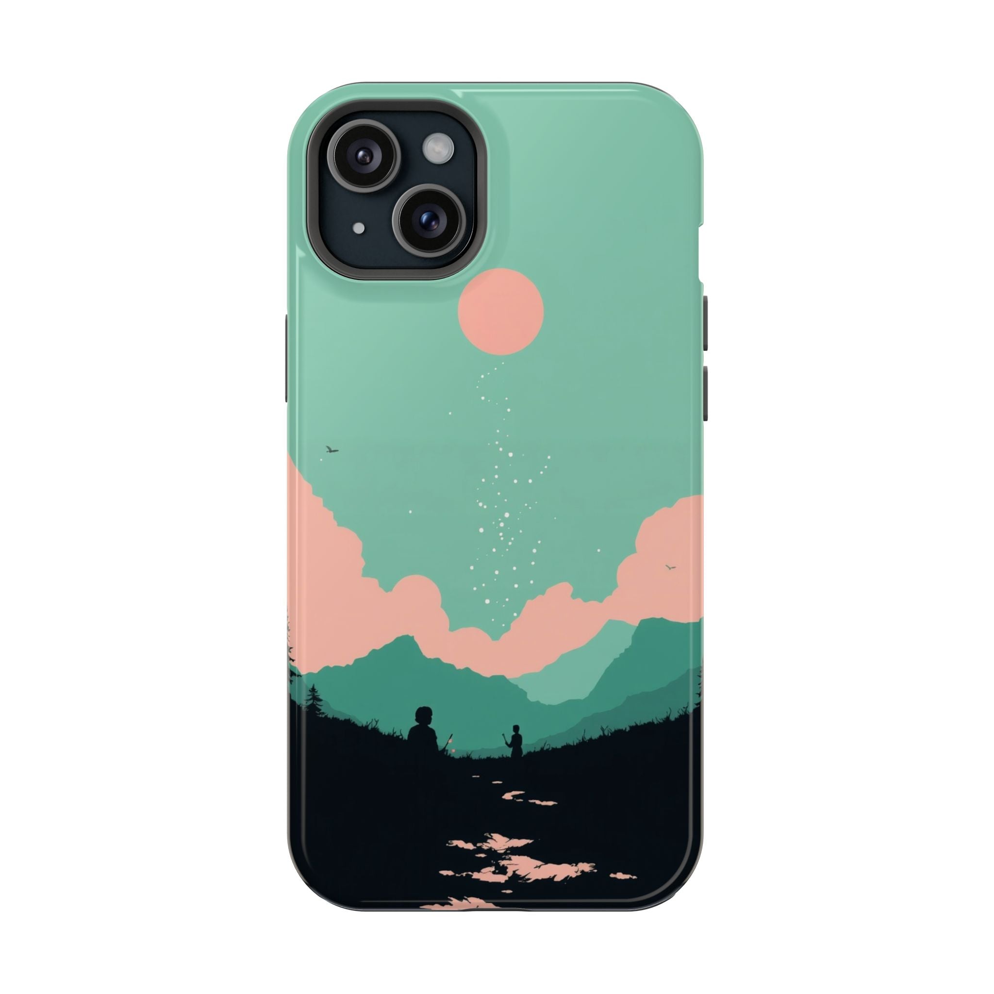 iPhone Magnetic Field Electric Art Bold Modern Everyday Snap Case · iPhone Case