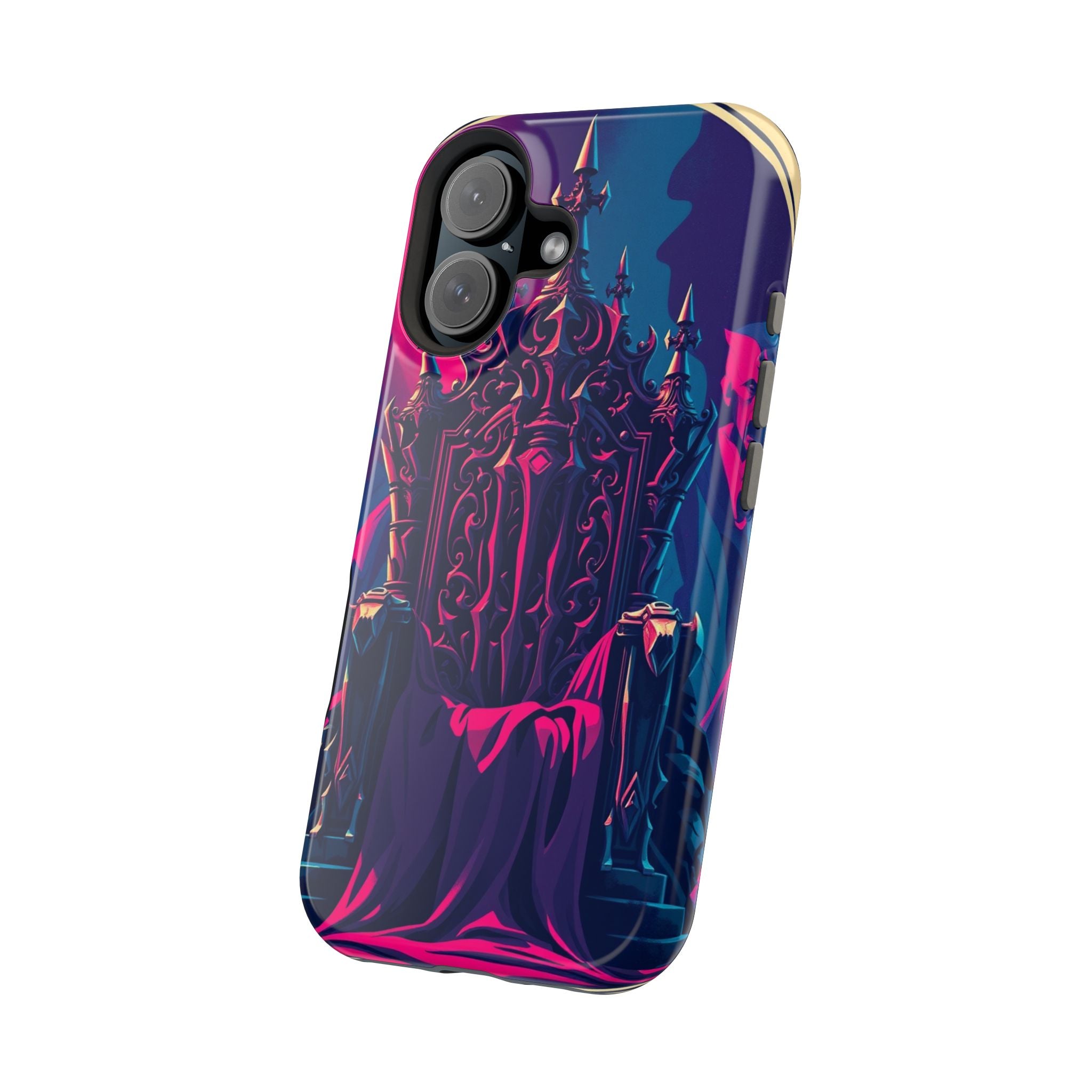 iPhone Lich King Throne Vintage Retro Poster Slim Everyday Designer Case · iPhon