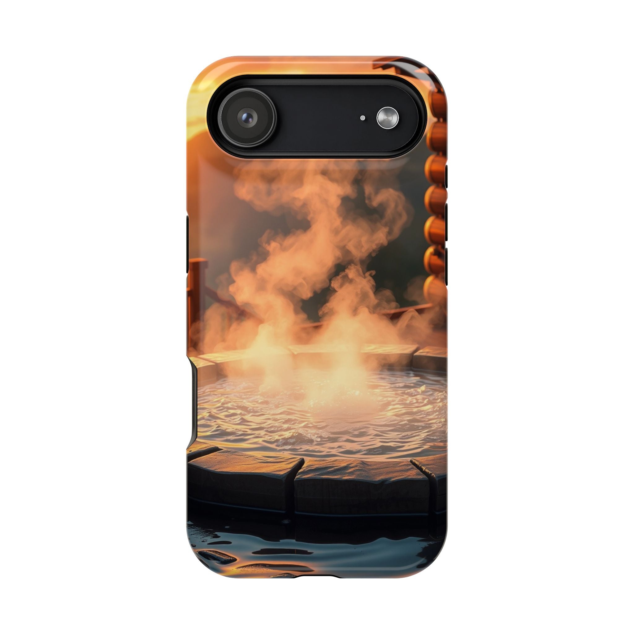 iPhone Hot Spring Steam Enchanted Art Slim Everyday Designer Case · iPhone Case
