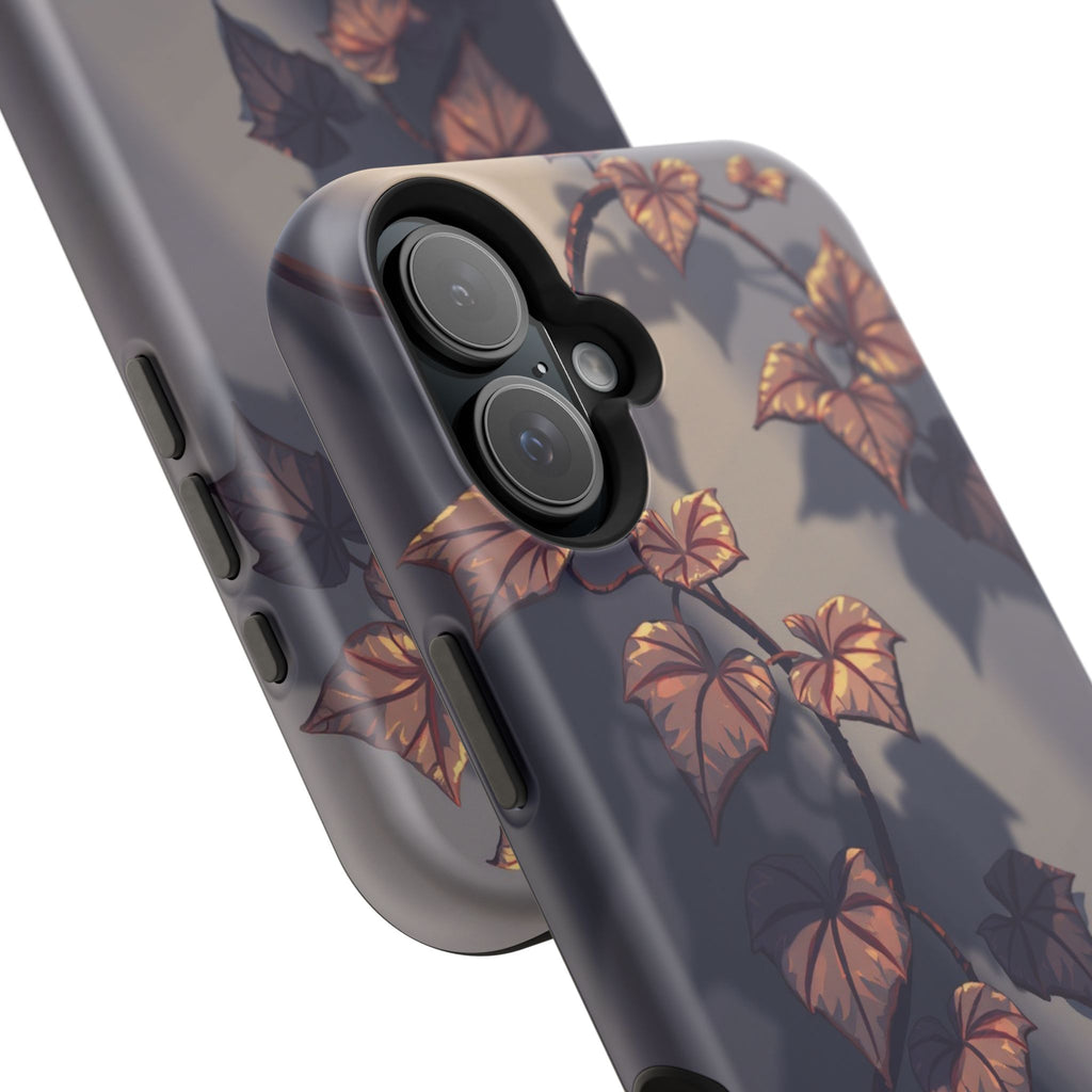 iPhone Charcoal And Copper Art Nouveau Vine Soft iPhone 13 Finish · iPhone Case
