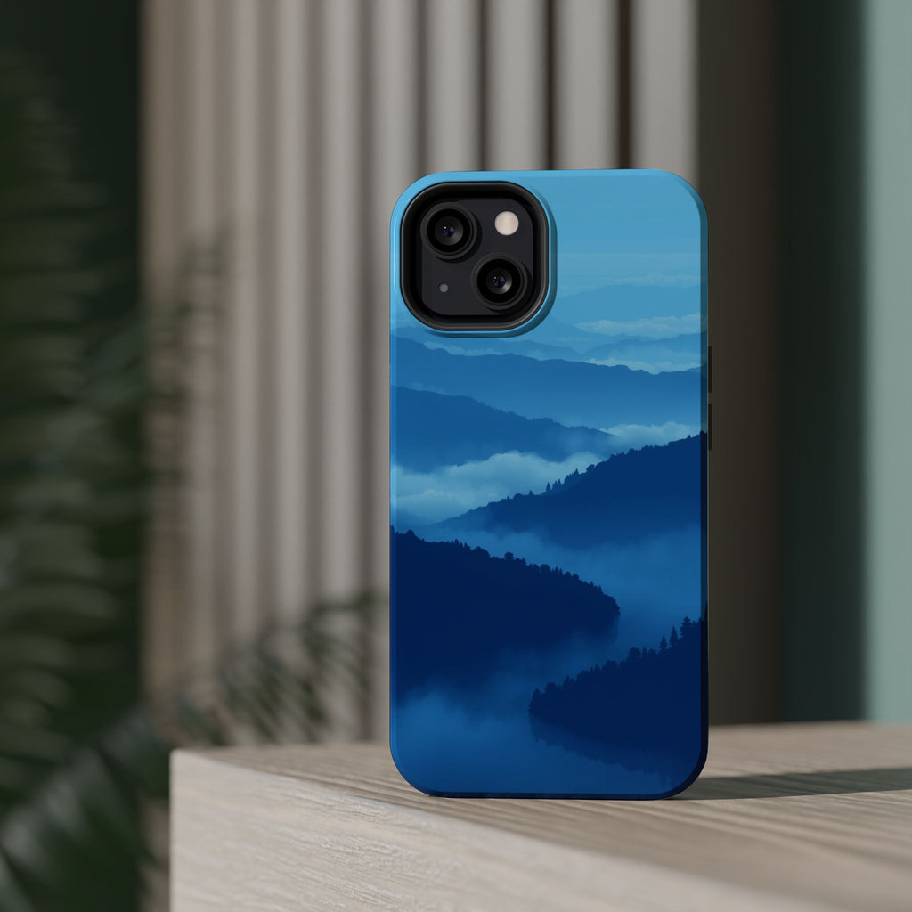 iPhone Fog Rolling Over Hills Pixel Art -Bit Slim iPhone Everyday · iPhone Case