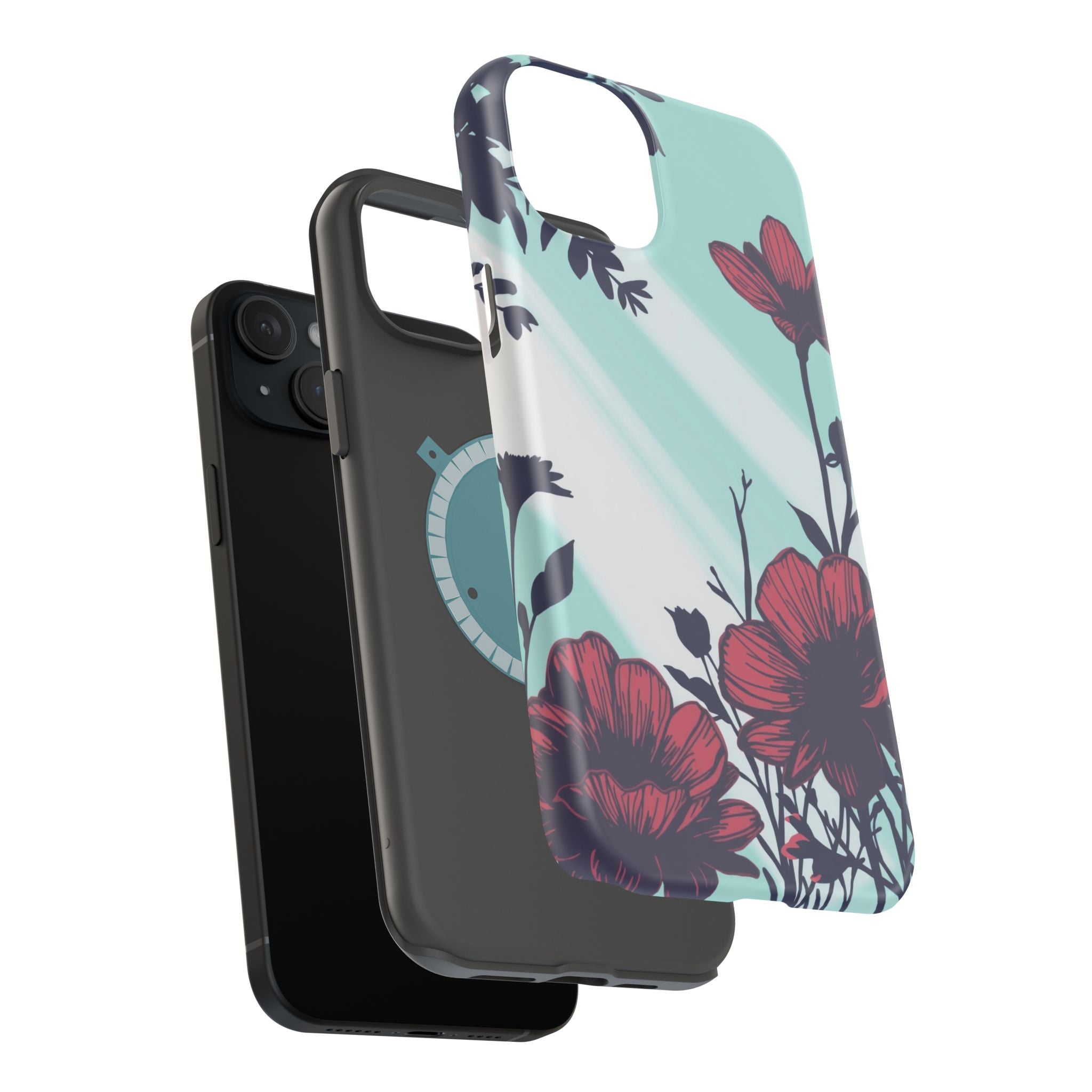 iPhone Floral Silhouette Cinematic Art Slim Everyday Designer Case · iPhone Case