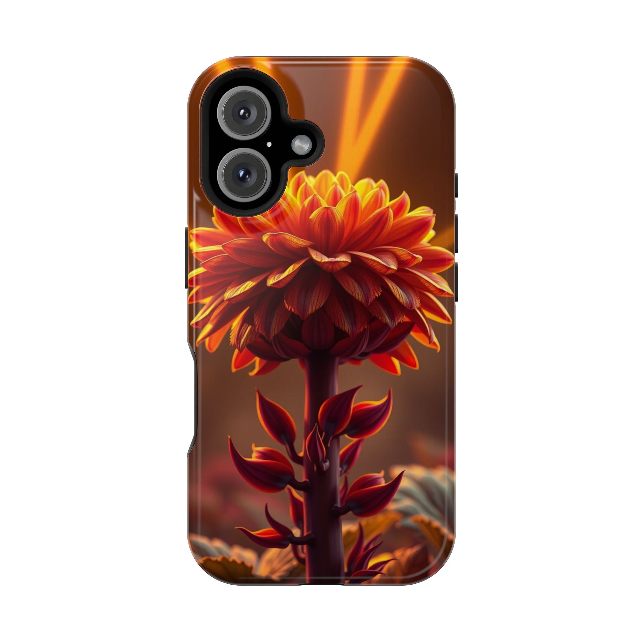 iPhone Mustard And Rust Ranunculus Stack Slim Everyday iPhone Designer · iPhone