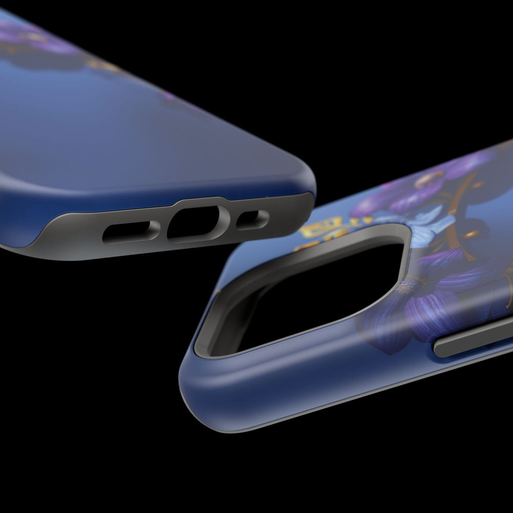 iPhone Vibrant Floral Crown Design 14 Slim Everyday Designer Case · iPhone Case