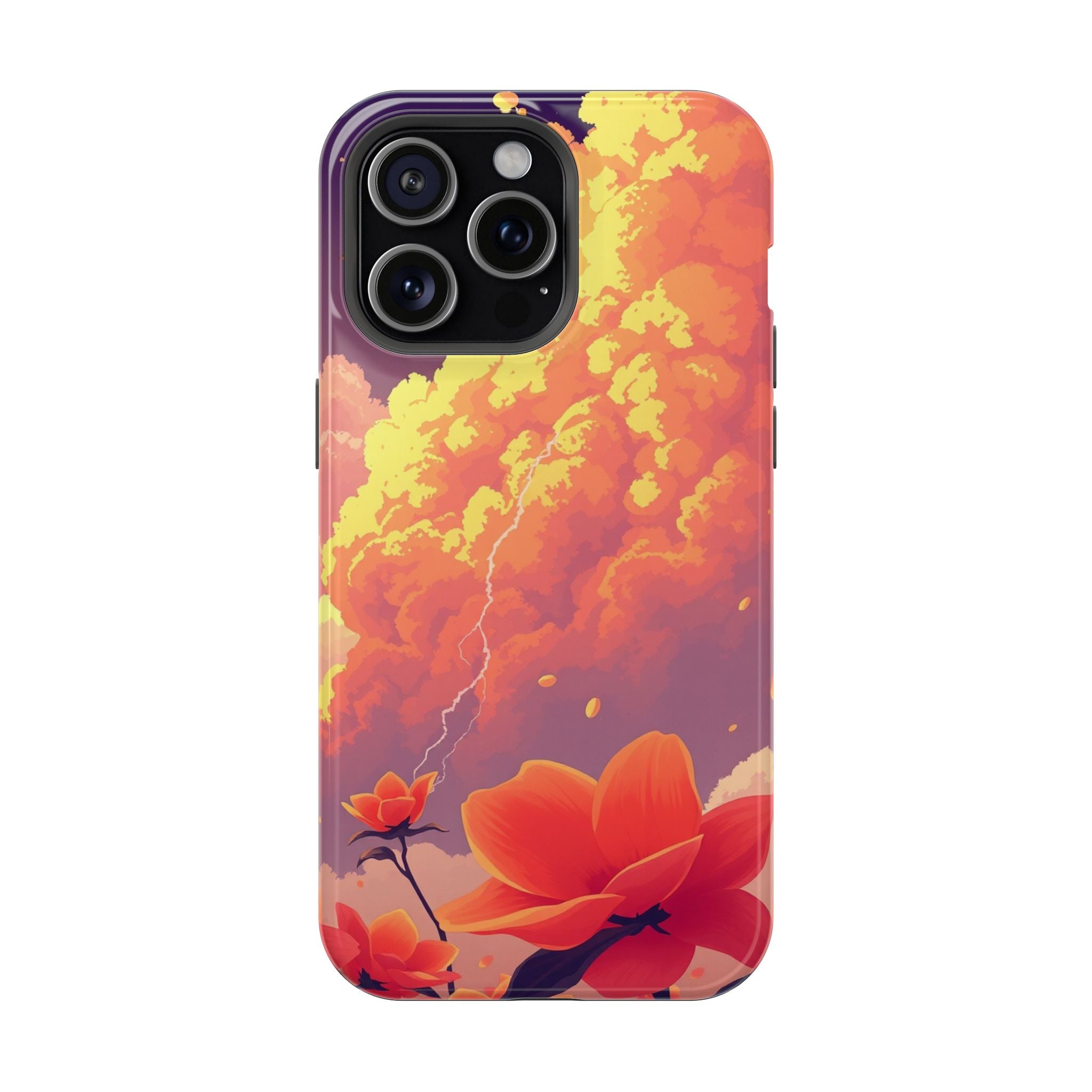 iPhone Sunset Amber And Peach Petal Storm Slim iPhone Everyday Designer · iPhone