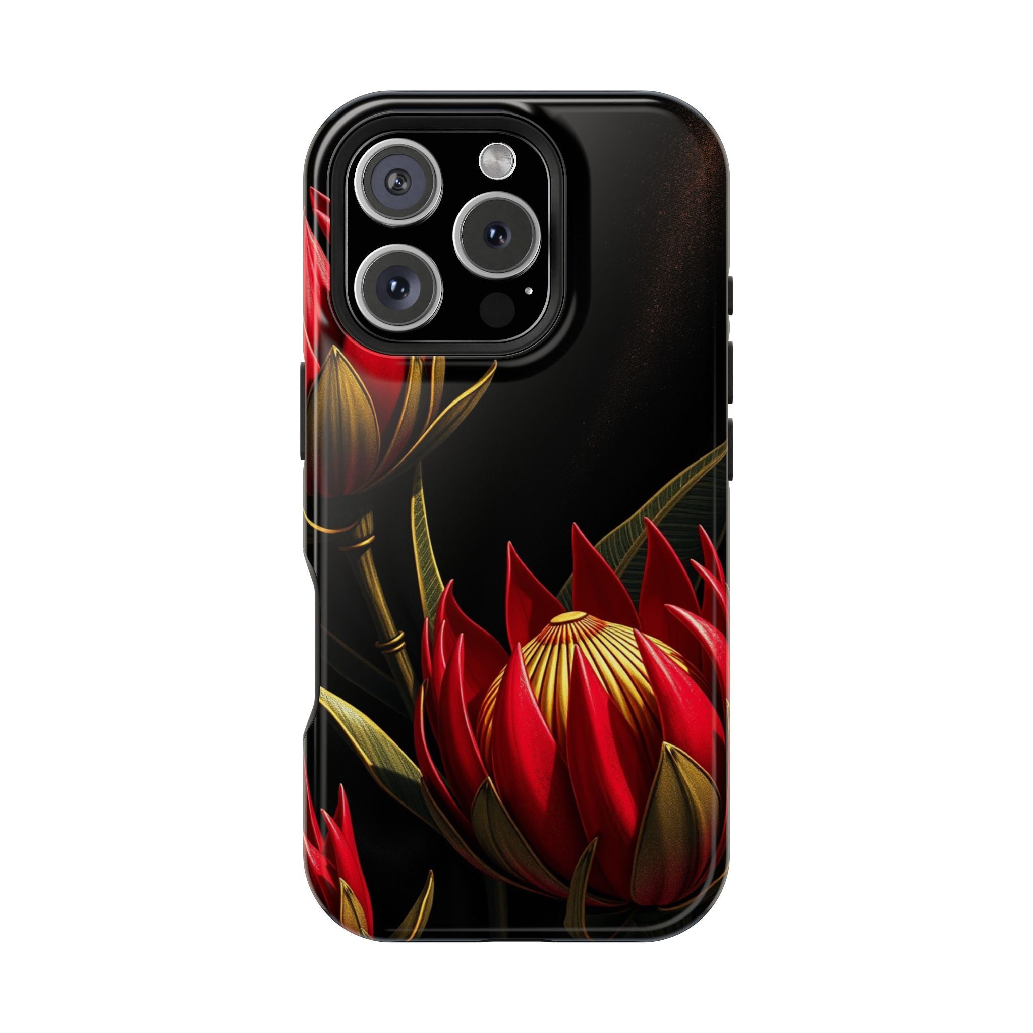 iPhone Protea Bold Gold Foil Luxury Slim Everyday Designer Case · iPhone Case