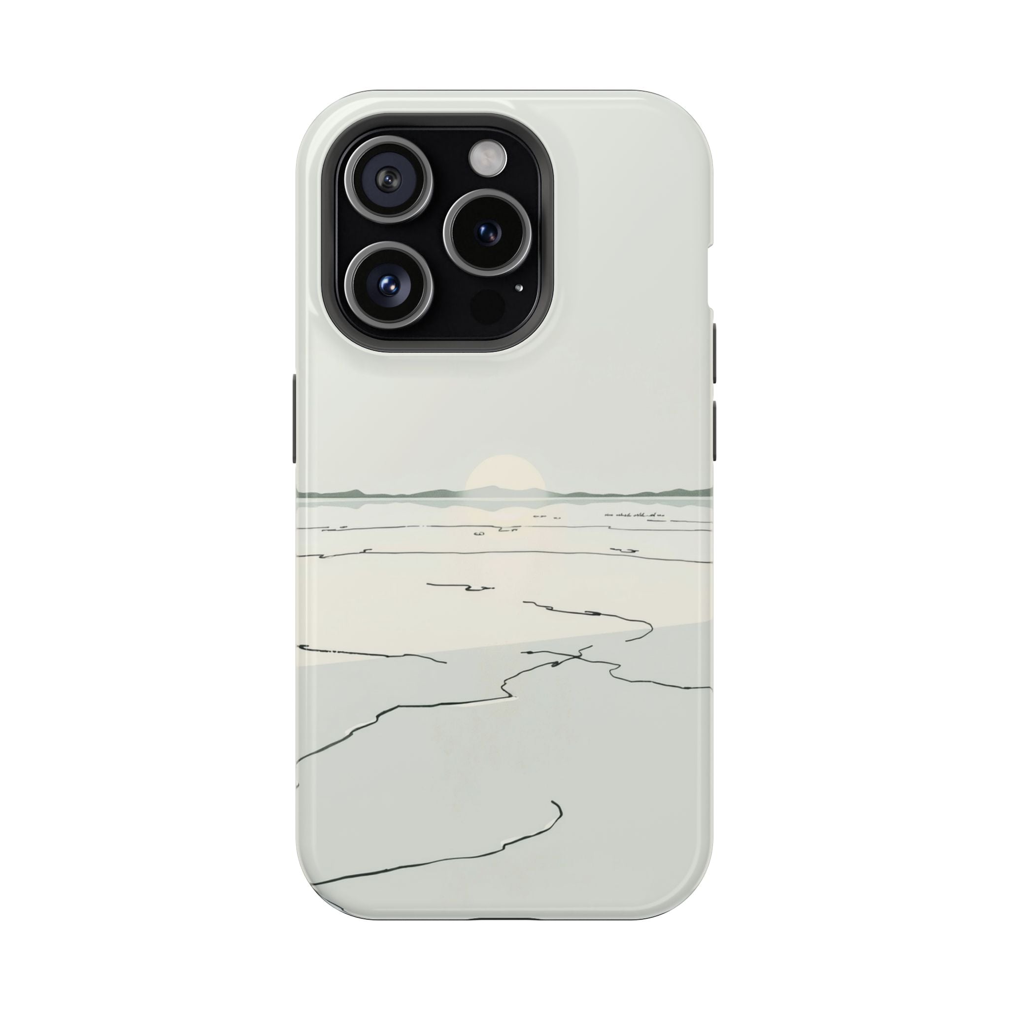 iPhone Dreamy Salt Flat Mirror Design Slim Everyday Designer Case · iPhone Case