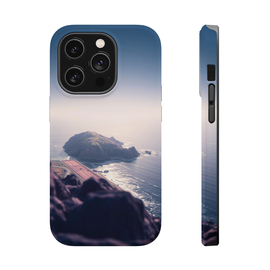 iPhone Shoreline Aerial Enchanted Art Slim Everyday Designer Case · iPhone Case