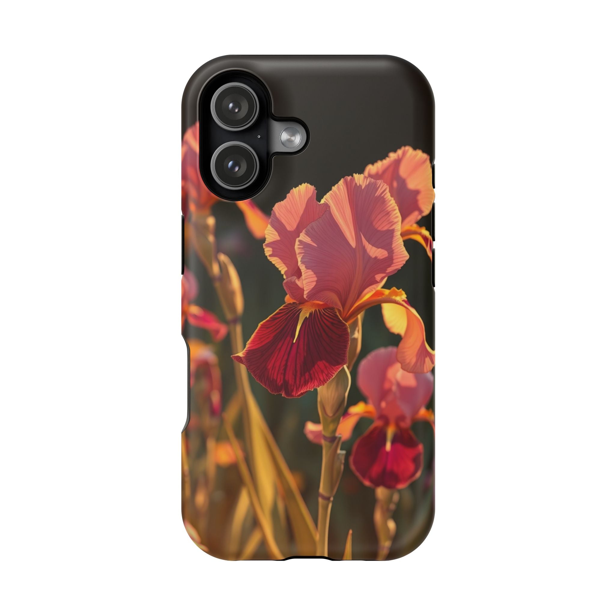 iPhone Sunset Amber And Peach Iris Garden Slim iPhone Everyday Designer · iPhone