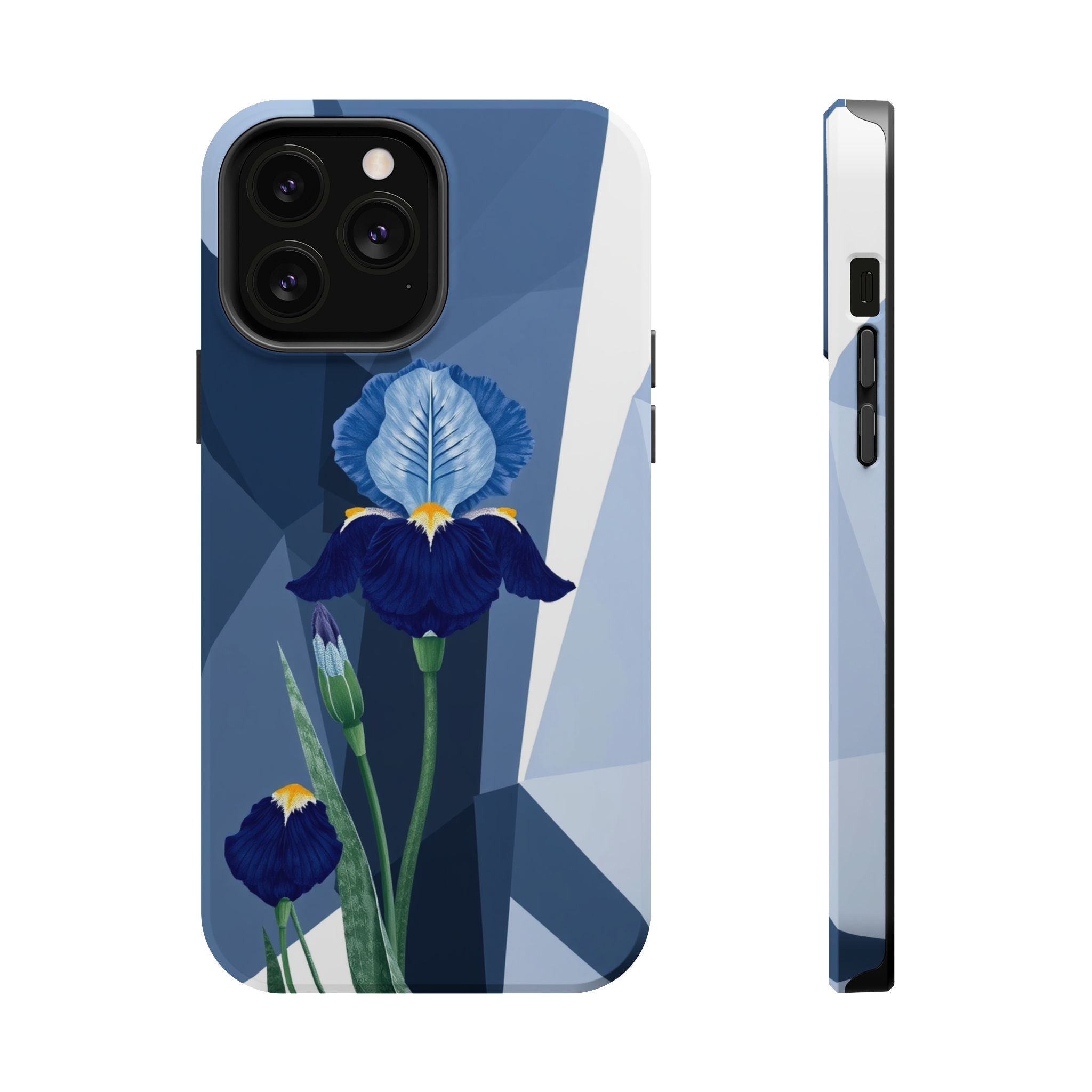 iPhone Earthy Iris Garden Design Bold Modern Everyday Snap Case · iPhone Case
