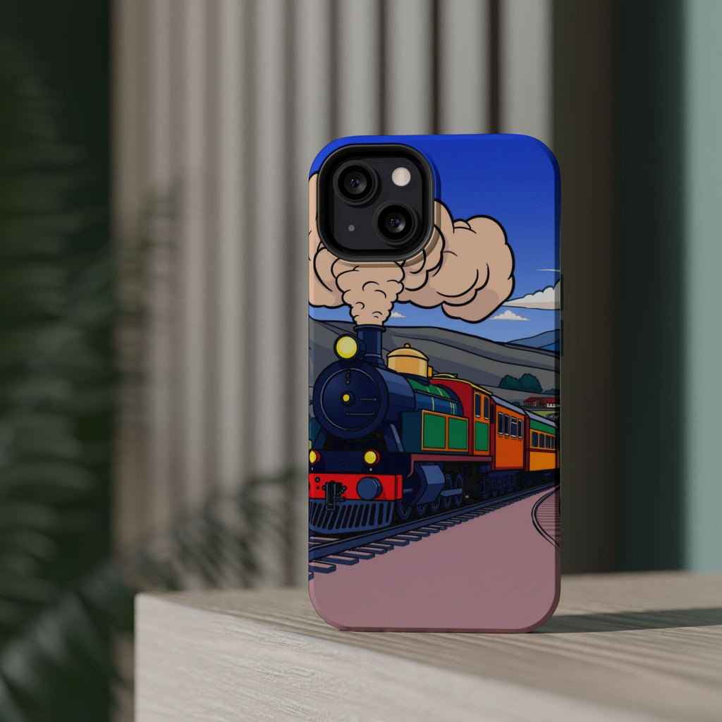 iPhone Steam Locomotive Puff Kids Fun iPhone Phone Case Gift Slim · iPhone Case