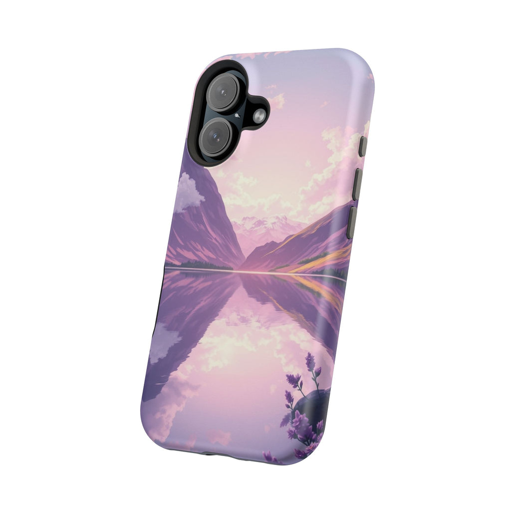 iPhone Lavender And Pearl Fjord Reflection Slim iPhone Everyday · iPhone Case