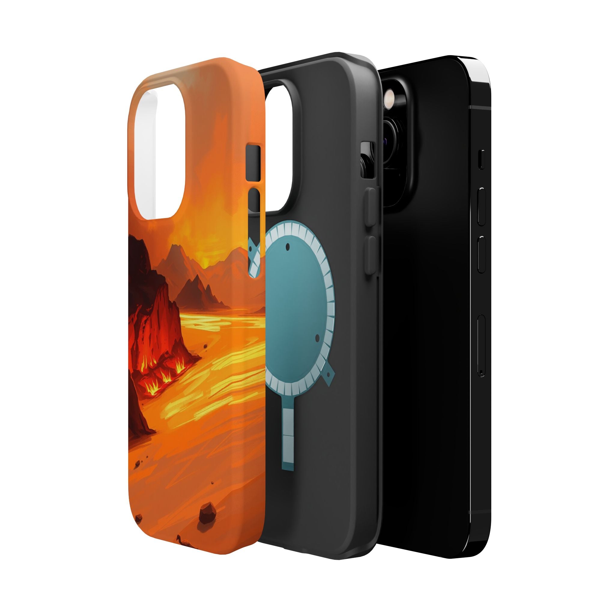 iPhone Burnt Orange And Sand Wildfire Glow Slim iPhone Everyday · iPhone Case