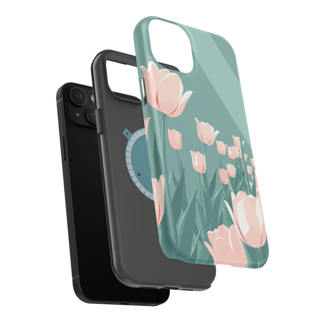 iPhone Tulip Row Enchanted Art Slim Everyday Designer Case · iPhone Case