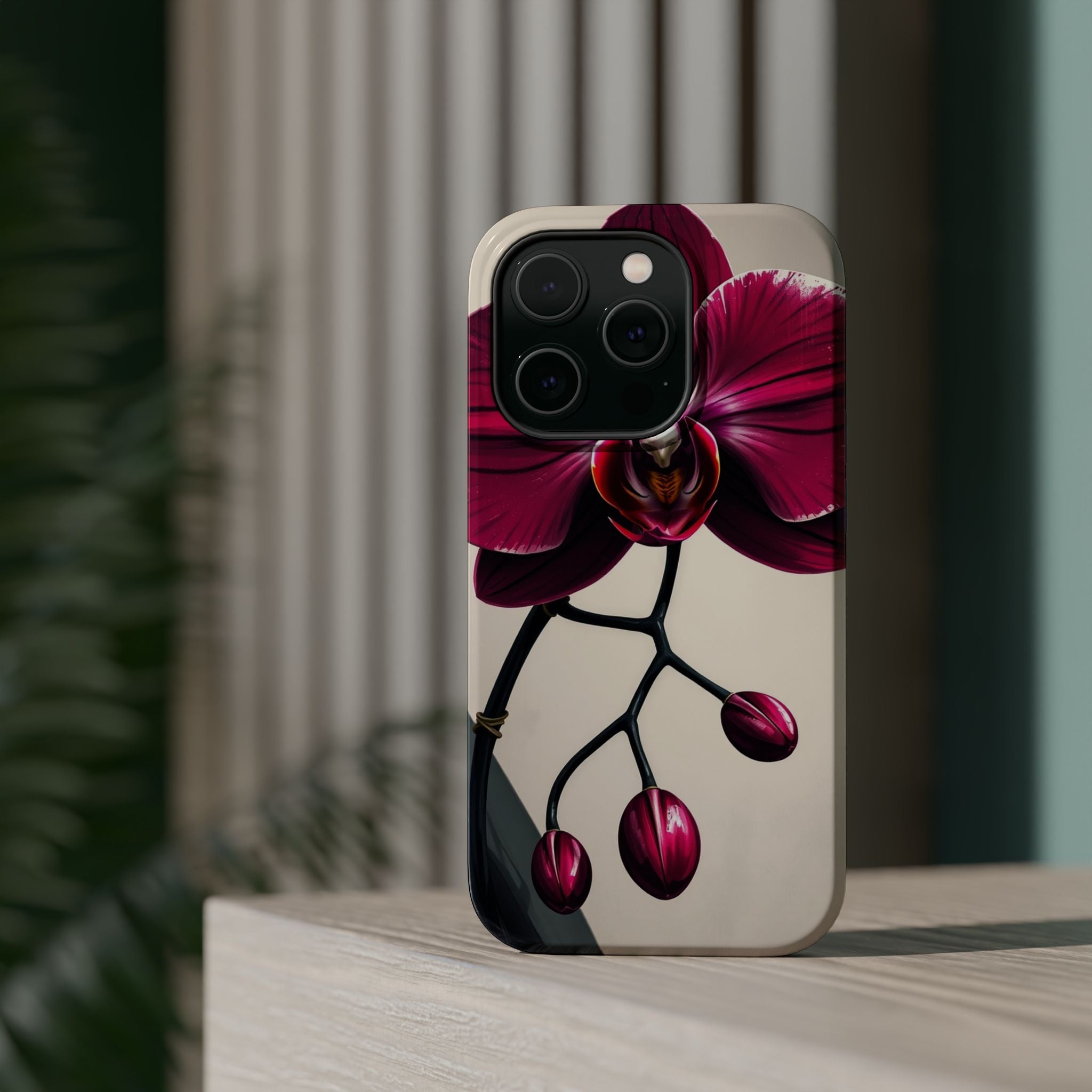 iPhone Orchid Study Enchanted Art Bold Modern Everyday Snap Case · iPhone Case