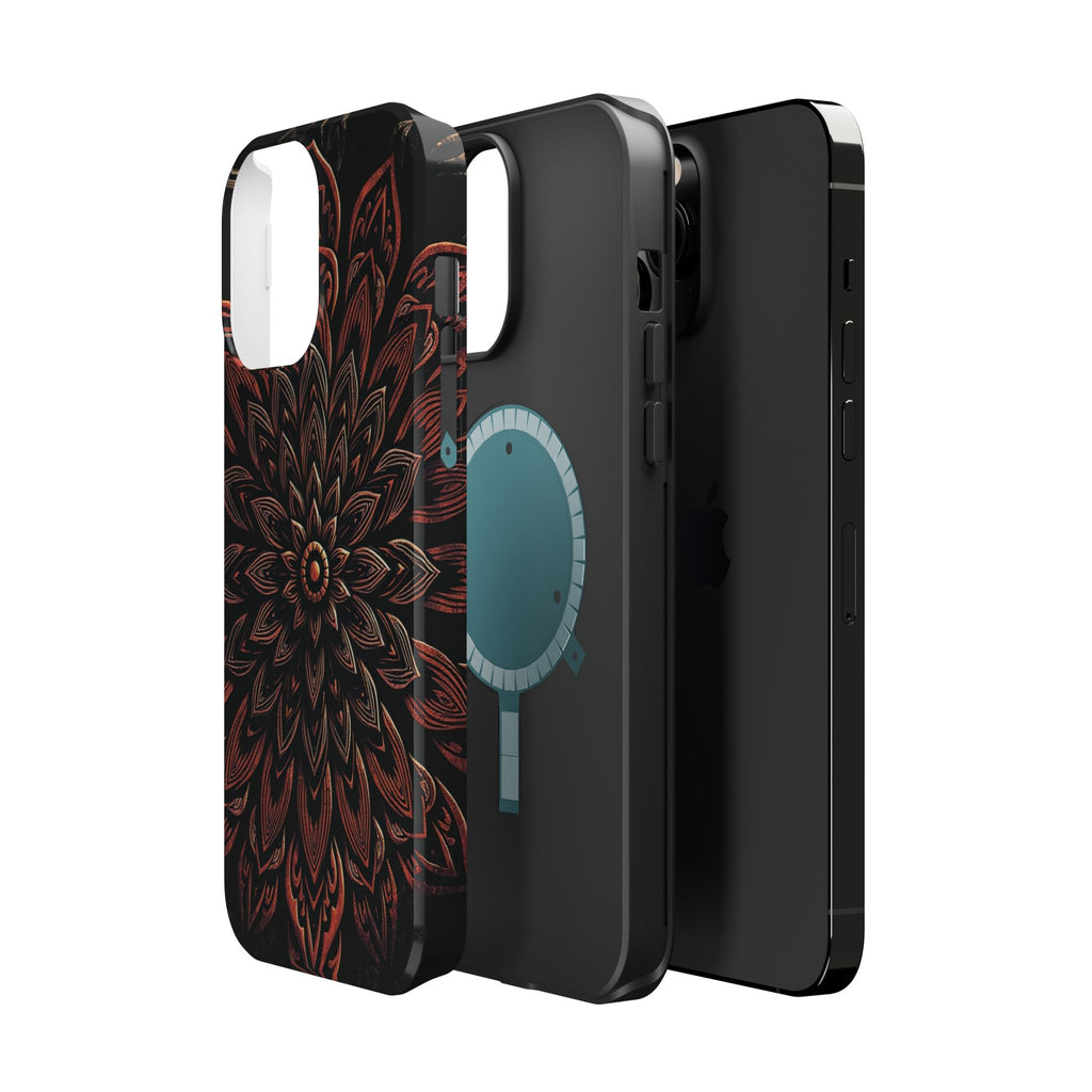 iPhone Floral Mandala Vintage Retro Poster Slim iPhone Everyday · iPhone Case