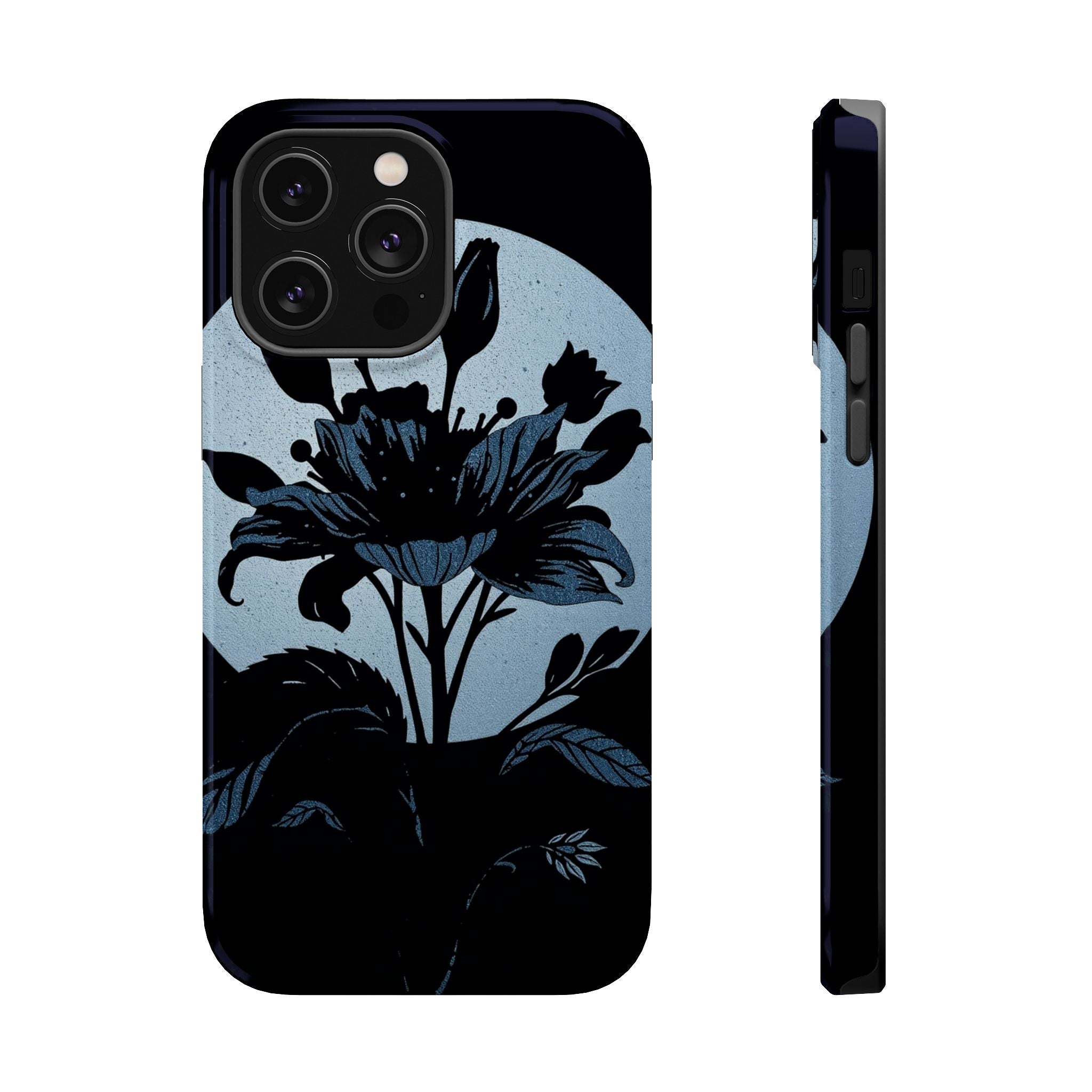 iPhone Radiant Floral Silhouette Design Slim Everyday Designer Case · iPhone Cas