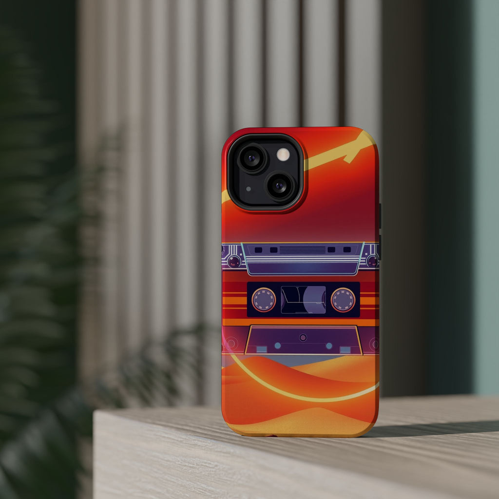 iPhone Cassette Tape Rewind Bold Art Slim Everyday Designer Case · iPhone Case