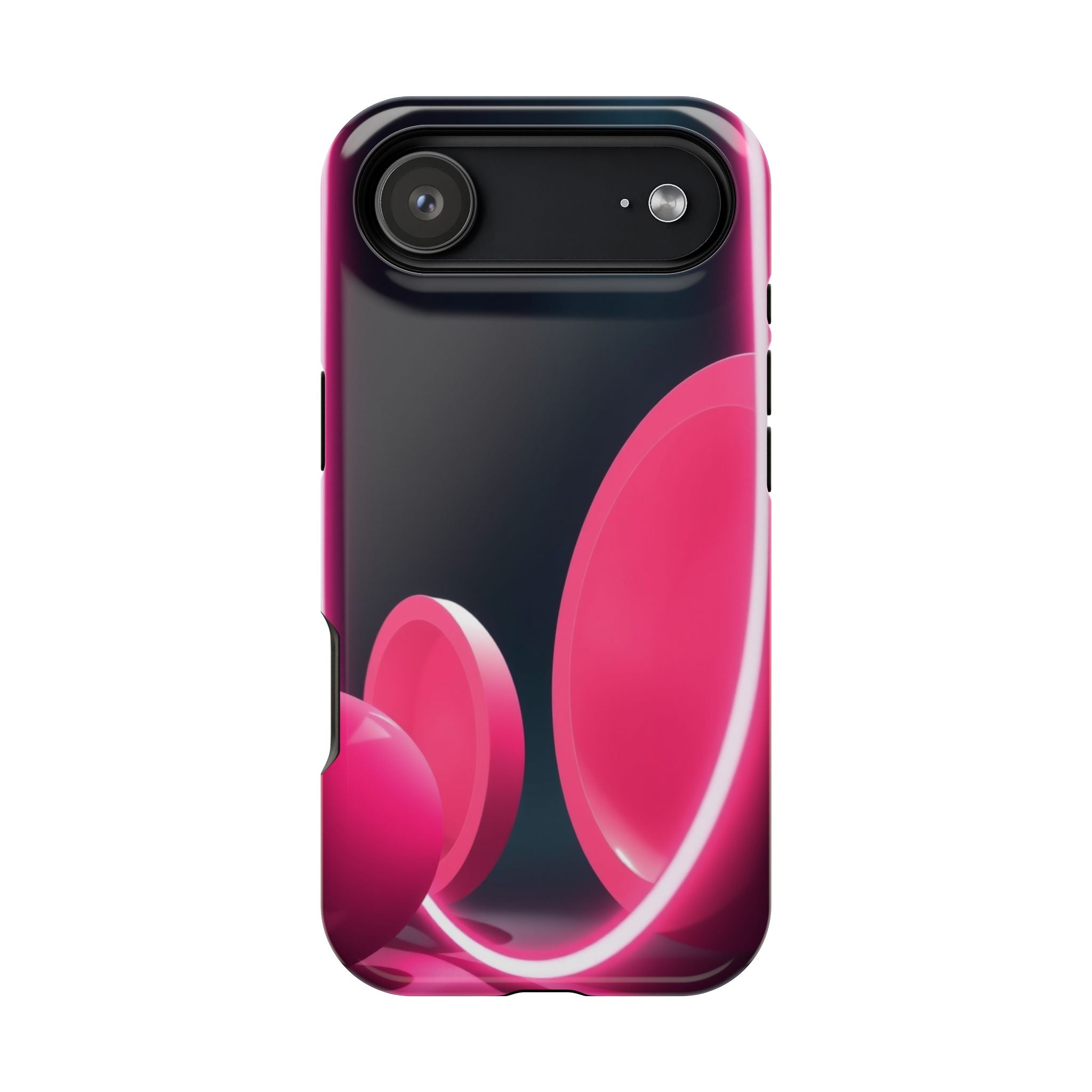 iPhone 1960s Mod Circles Neon Cyberpunk Slim Everyday Designer Case · iPhone Cas
