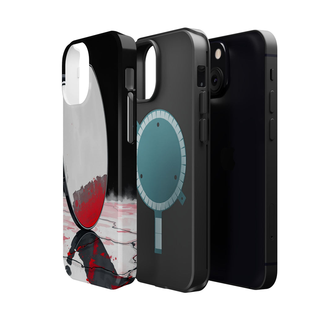 iPhone Earthy Salt Flat Mirror Design Slim Everyday Designer Case · iPhone Case