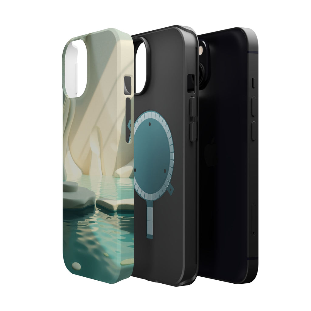 iPhone Tidal Pool 3D Digital Slim Everyday Designer Case · iPhone Case