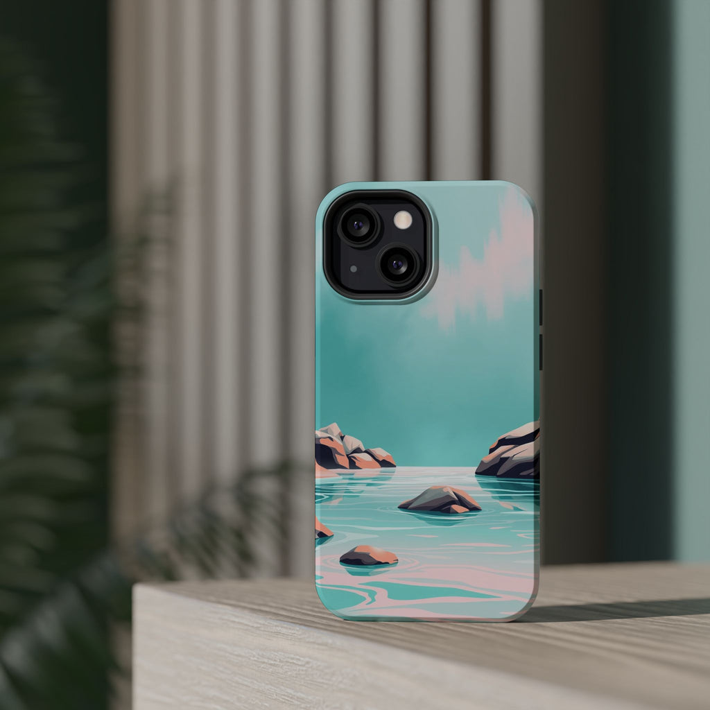 iPhone Vibrant Tidal Pool Design Bold Modern Everyday Snap Case · iPhone Case