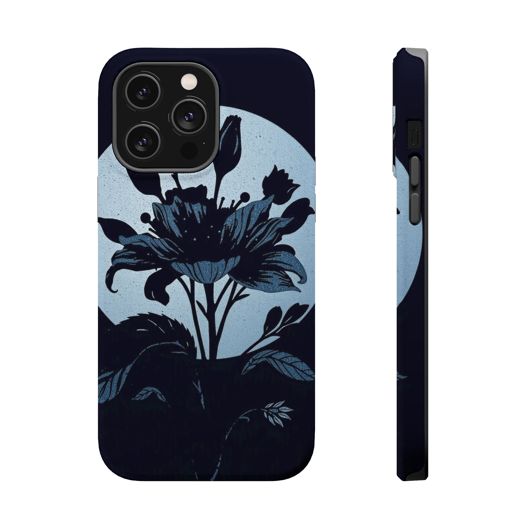 iPhone Radiant Floral Silhouette Design Slim Everyday Designer Case · iPhone Cas