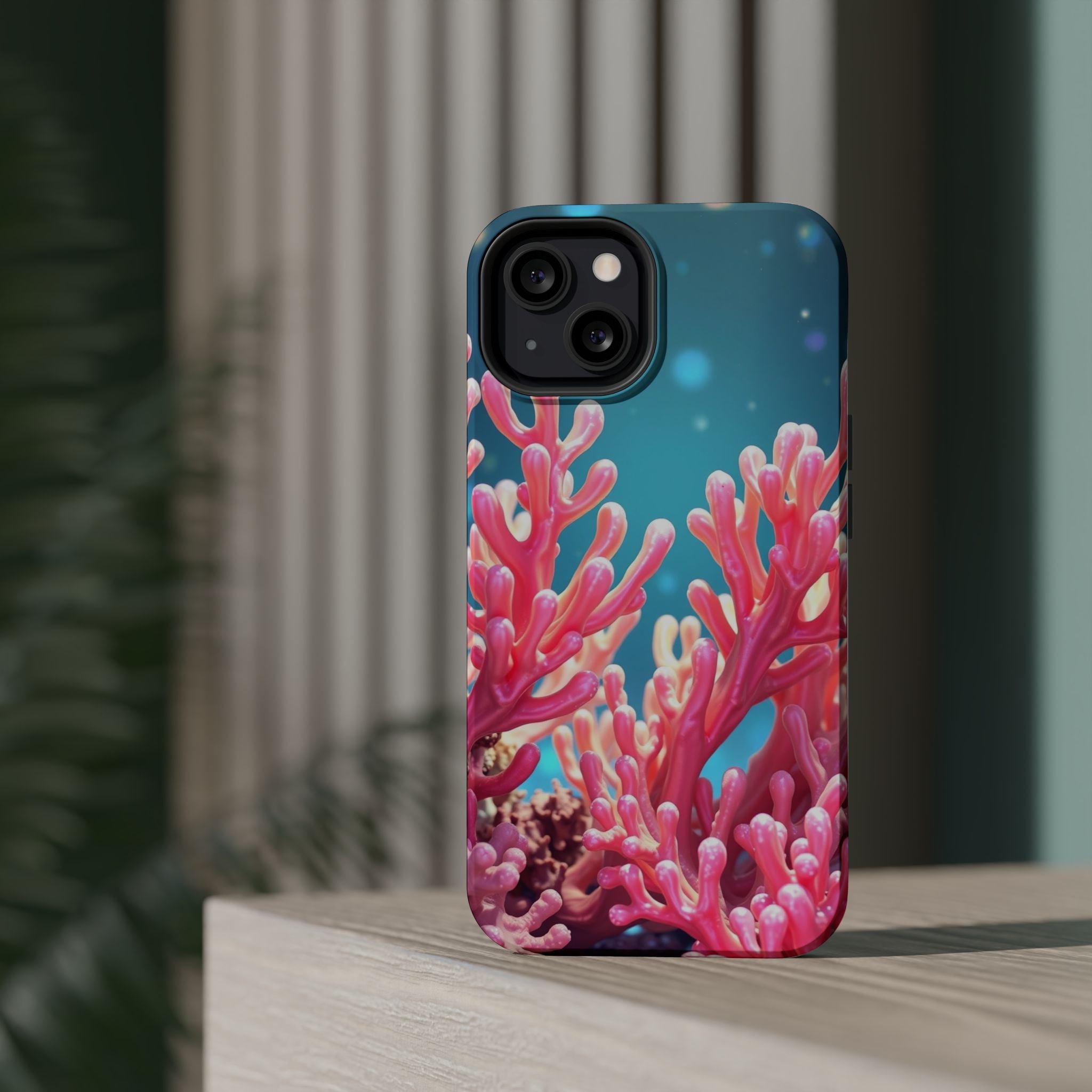 iPhone Coral Reef Life Holographic Iridescent Slim iPhone Everyday · iPhone Case