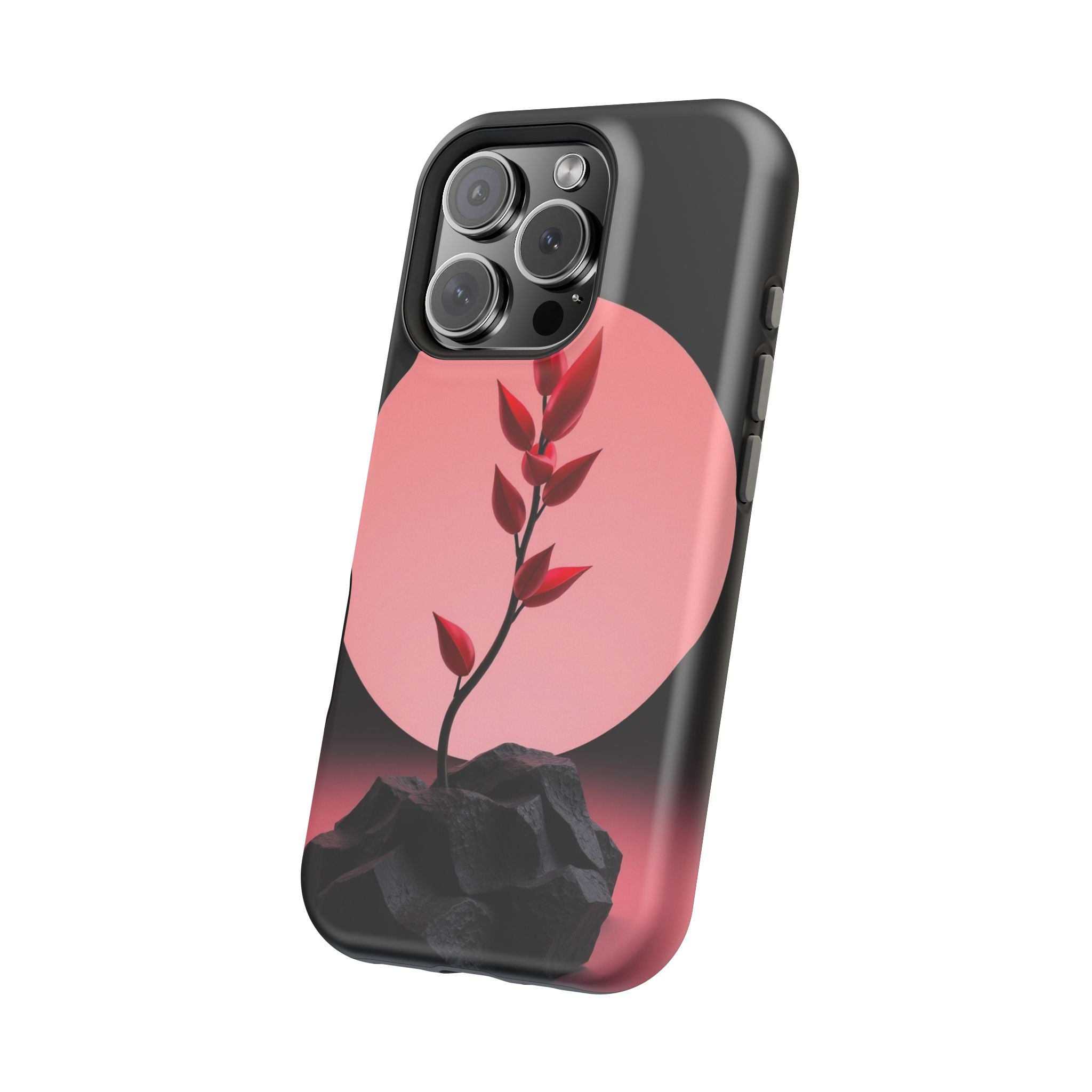 iPhone Serene Minimalist Stem Design Slim Everyday Designer Case · iPhone Case