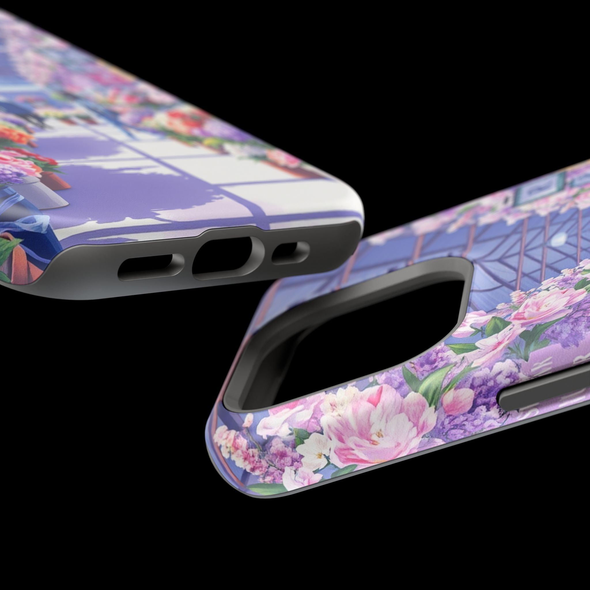 iPhone Flower Market Cinematic Art Clean Minimal Snap Cas Slim Snap Case · iPhon