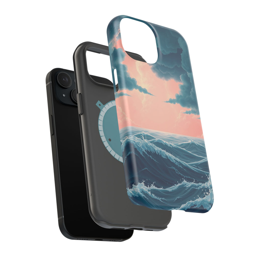 iPhone Storm at Sea 3D Digital Slim Everyday Designer Case · iPhone Case