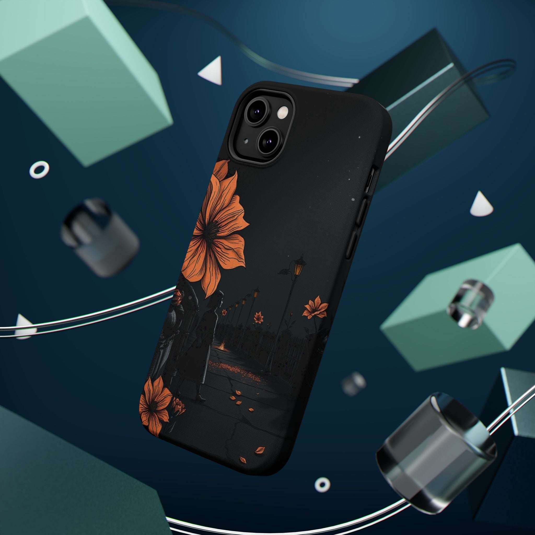 iPhone Night Bloomer Electric Art Bold Modern Everyday Snap Case · iPhone Case