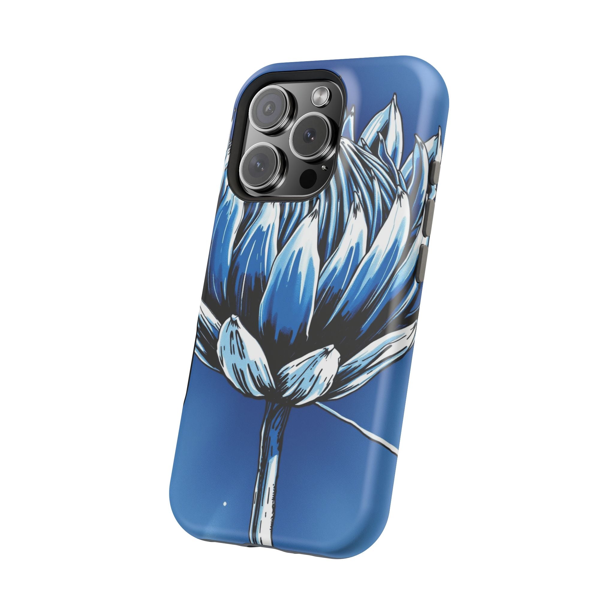 iPhone Protea Bold Hand-Drawn Sketch Slim Everyday Designer Case · iPhone Case