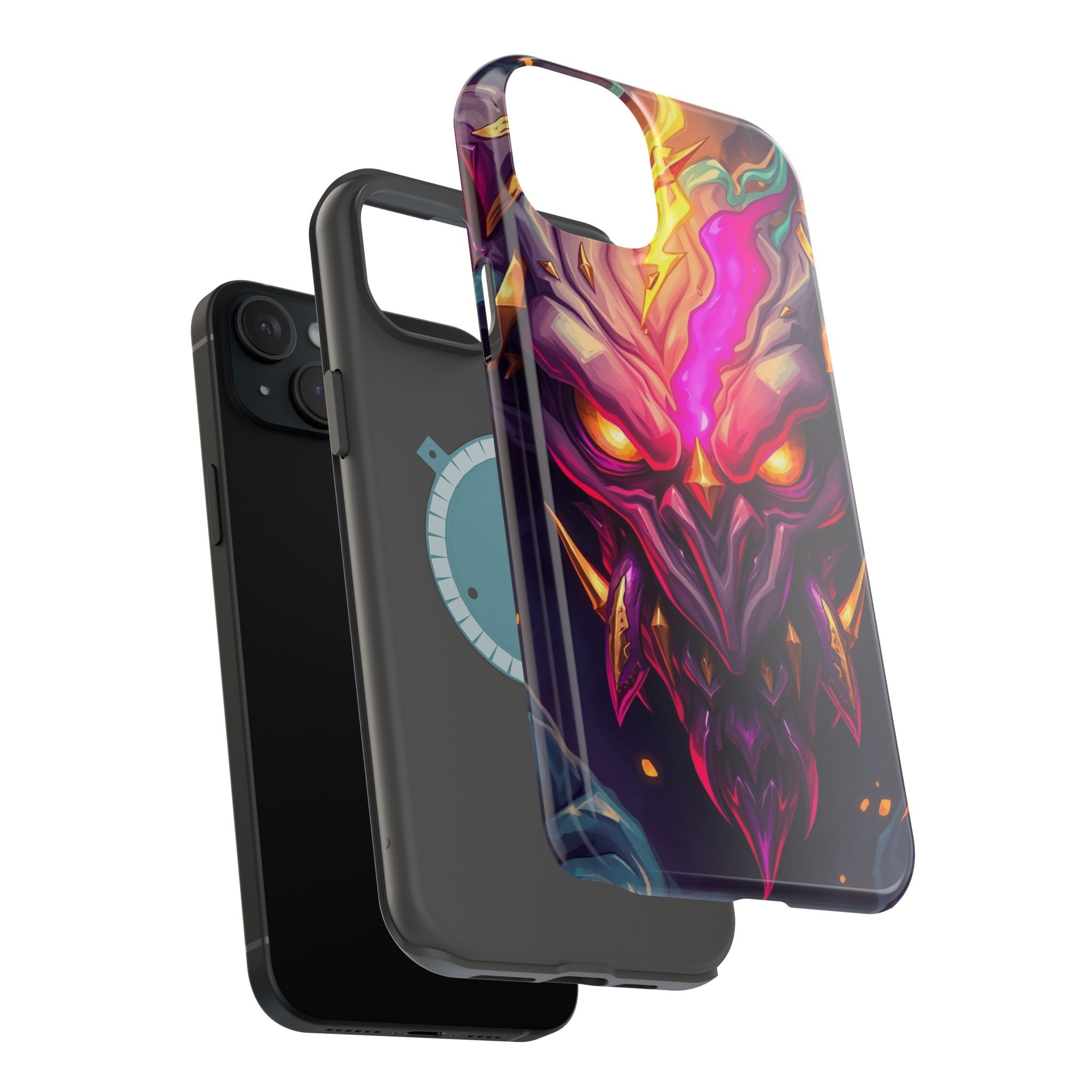 iPhone Chaos Goblin Energy Gold Foil Luxury Slim Everyday Designer Case · iPhone
