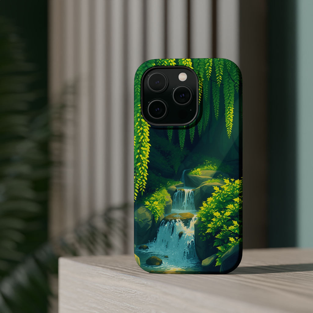 iPhone Earthy Wisteria Cascade Design Slim Everyday iPhone 13 Designer · iPhone