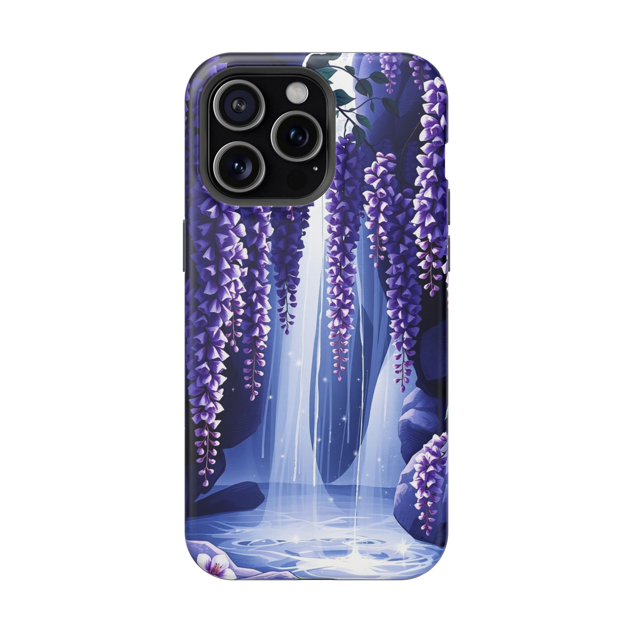 iPhone Wisteria Cascade Serene Design Slim Snap Case Ga · iPhone Case