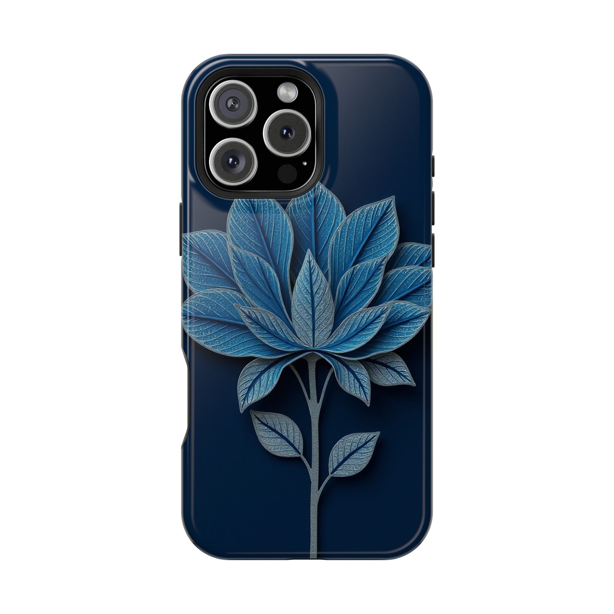 iPhone Night Bloomer Paper Cut Art Bold Modern Everyday Snap Case · iPhone Case