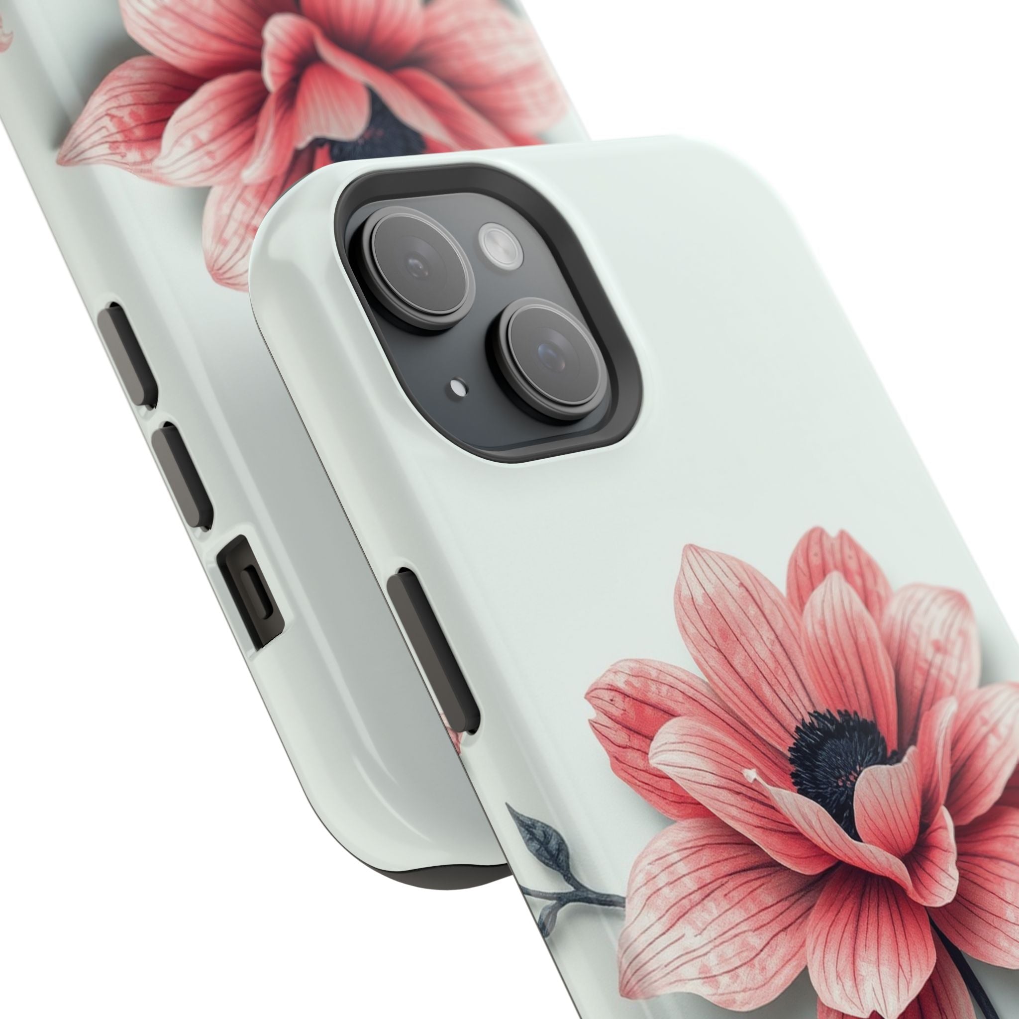iPhone Dreamy Floral Ink Wash Design Slim Everyday iPhone 12 Designer · iPhone C