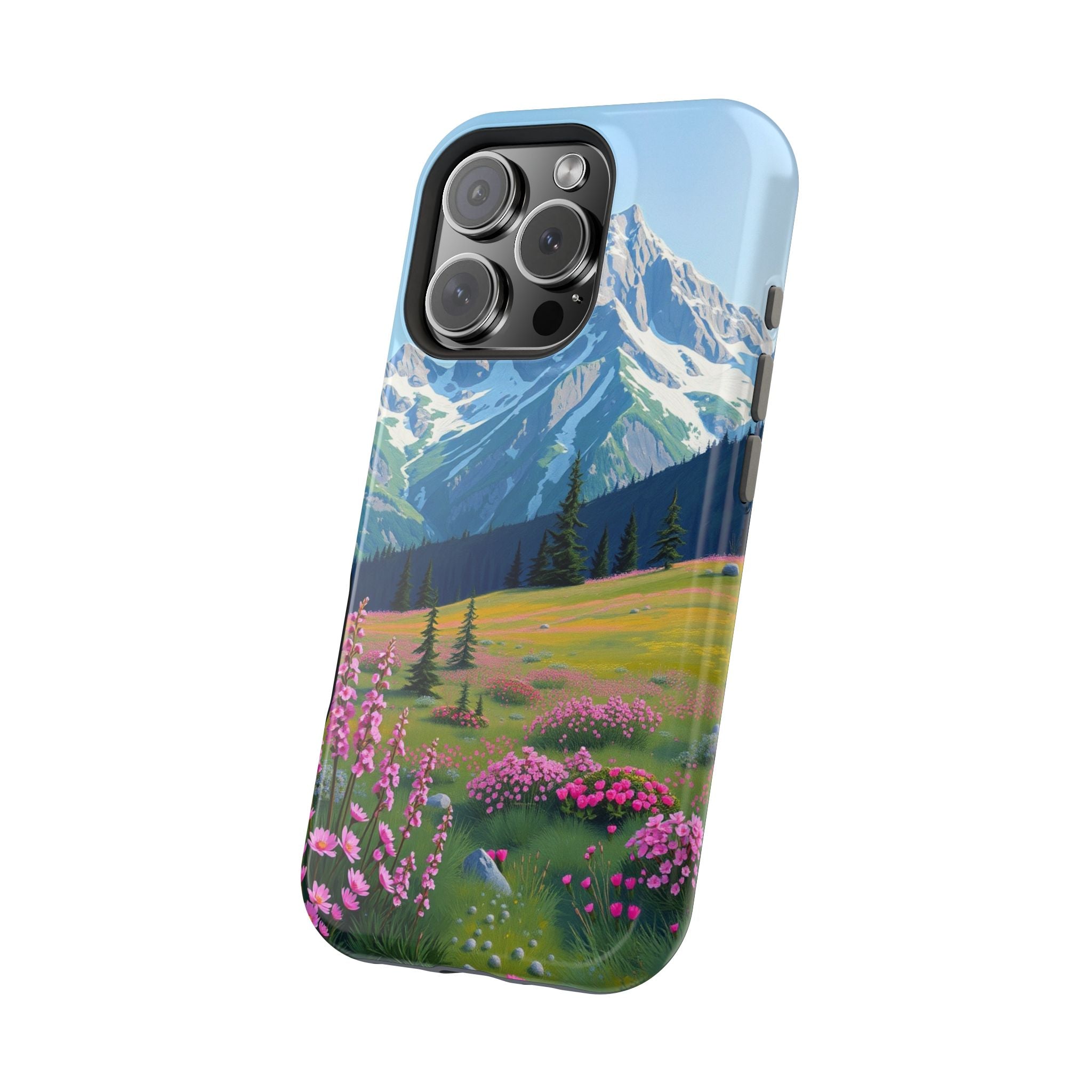 iPhone Earthy Alpine Meadow Design Bold Modern Everyday Snap Case · iPhone Case
