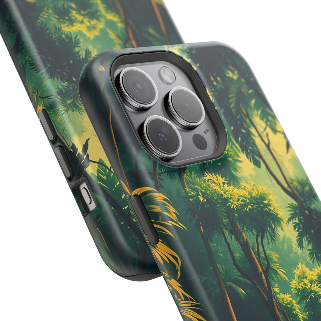 iPhone Rainforest Canopy Vintage Retro Poster Slim iPhone Everyday · iPhone Case